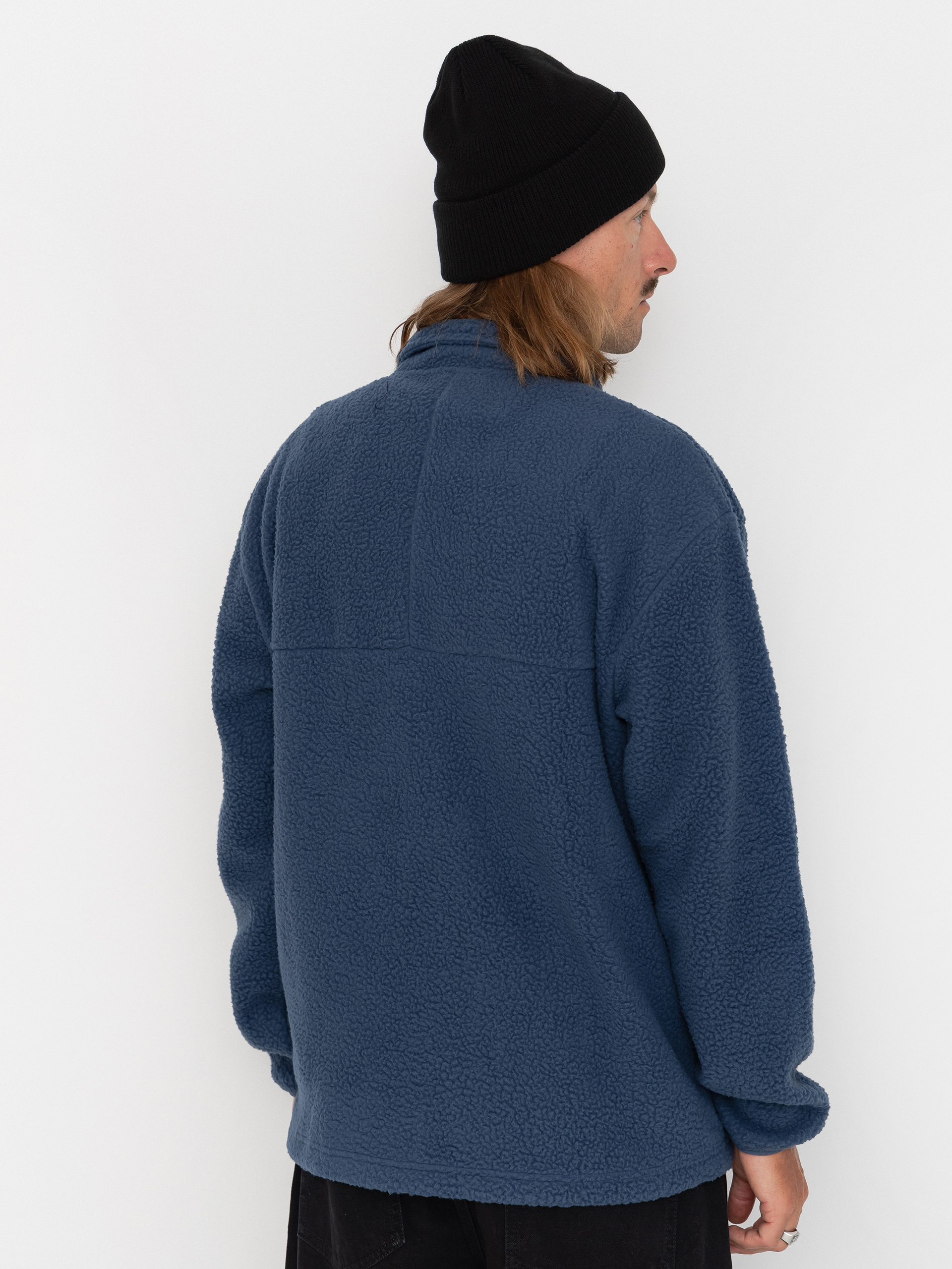 Férfi Quiksilver Clean Coast Fz Polár pulóver (dark denim)