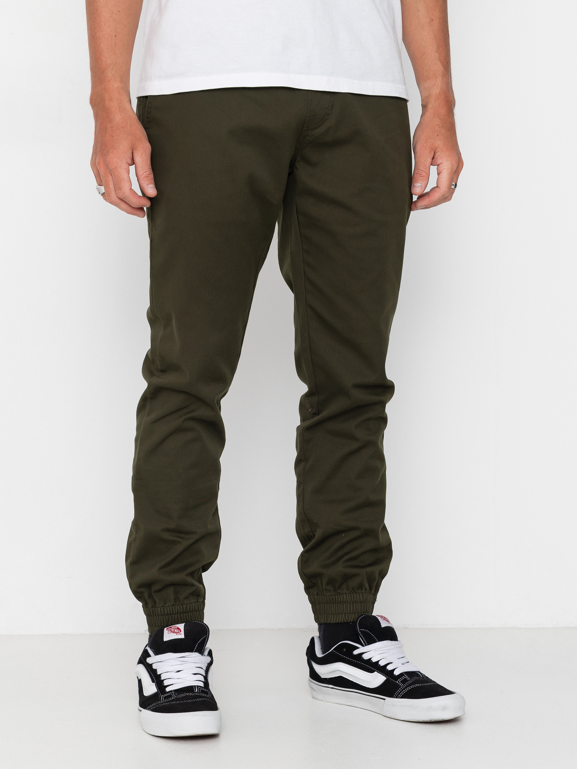 Volcom Frickin Slim Jogger Kisnadrág (dark green)