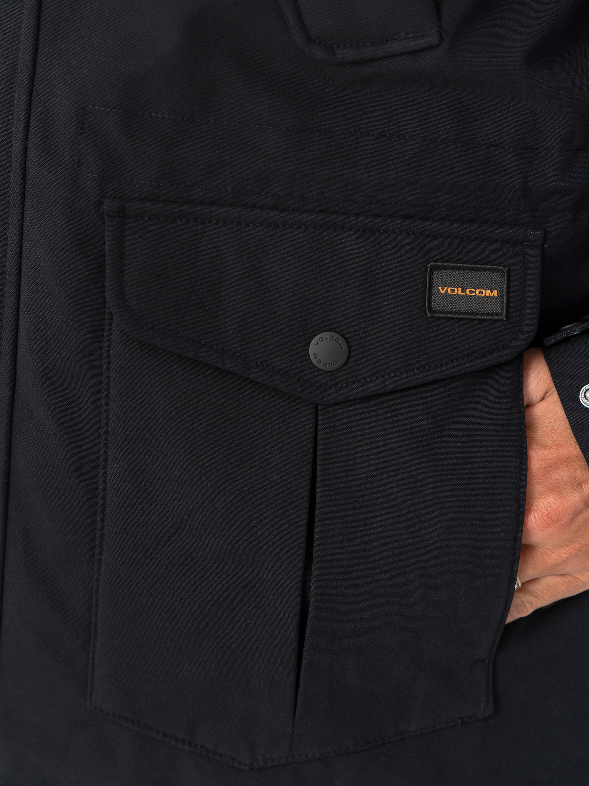 Volcom Starget 5K Parka Dzseki (black)
