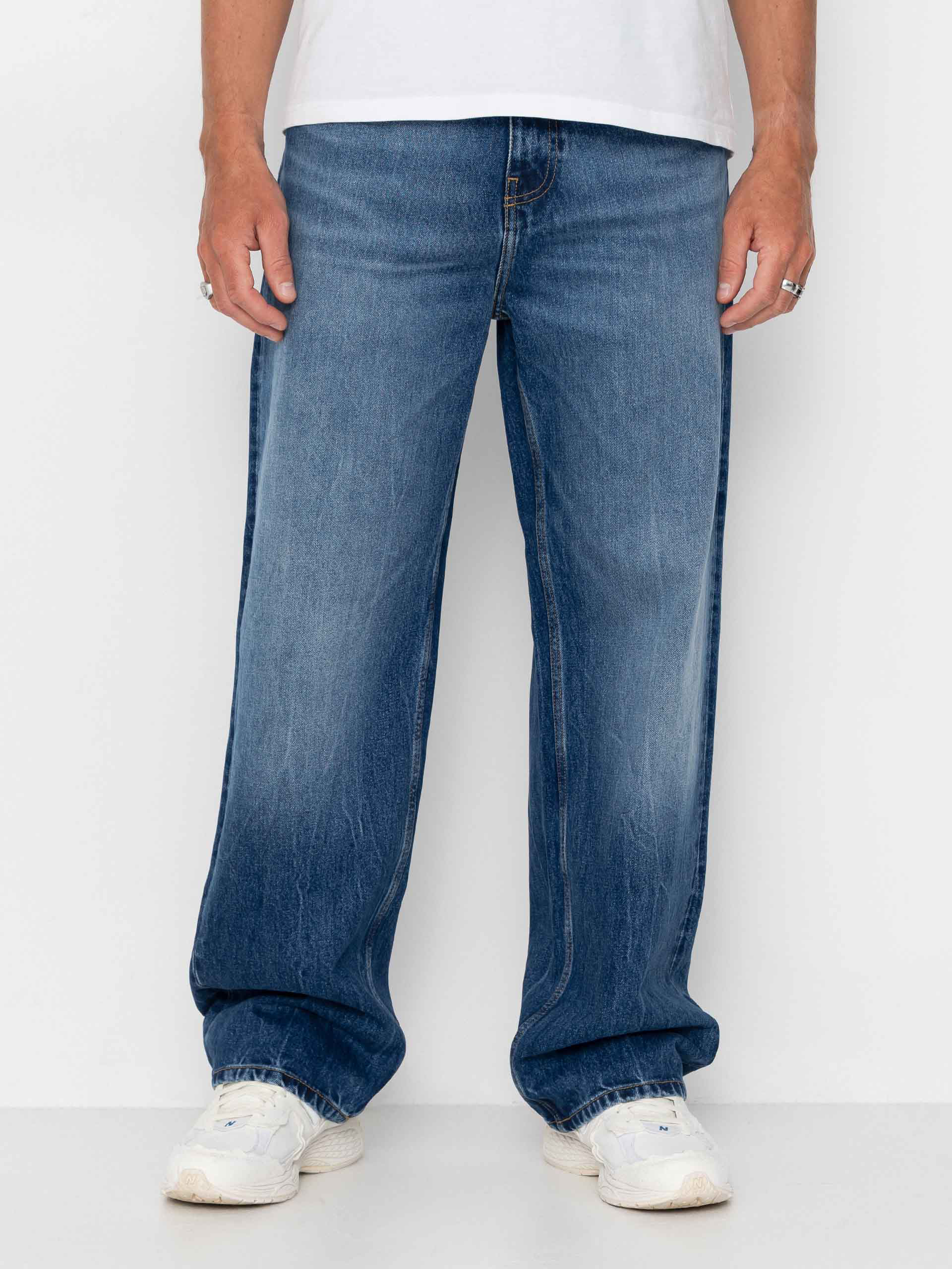 Kisnadrág Carhartt WIP Payson (blue/marble used wash)
