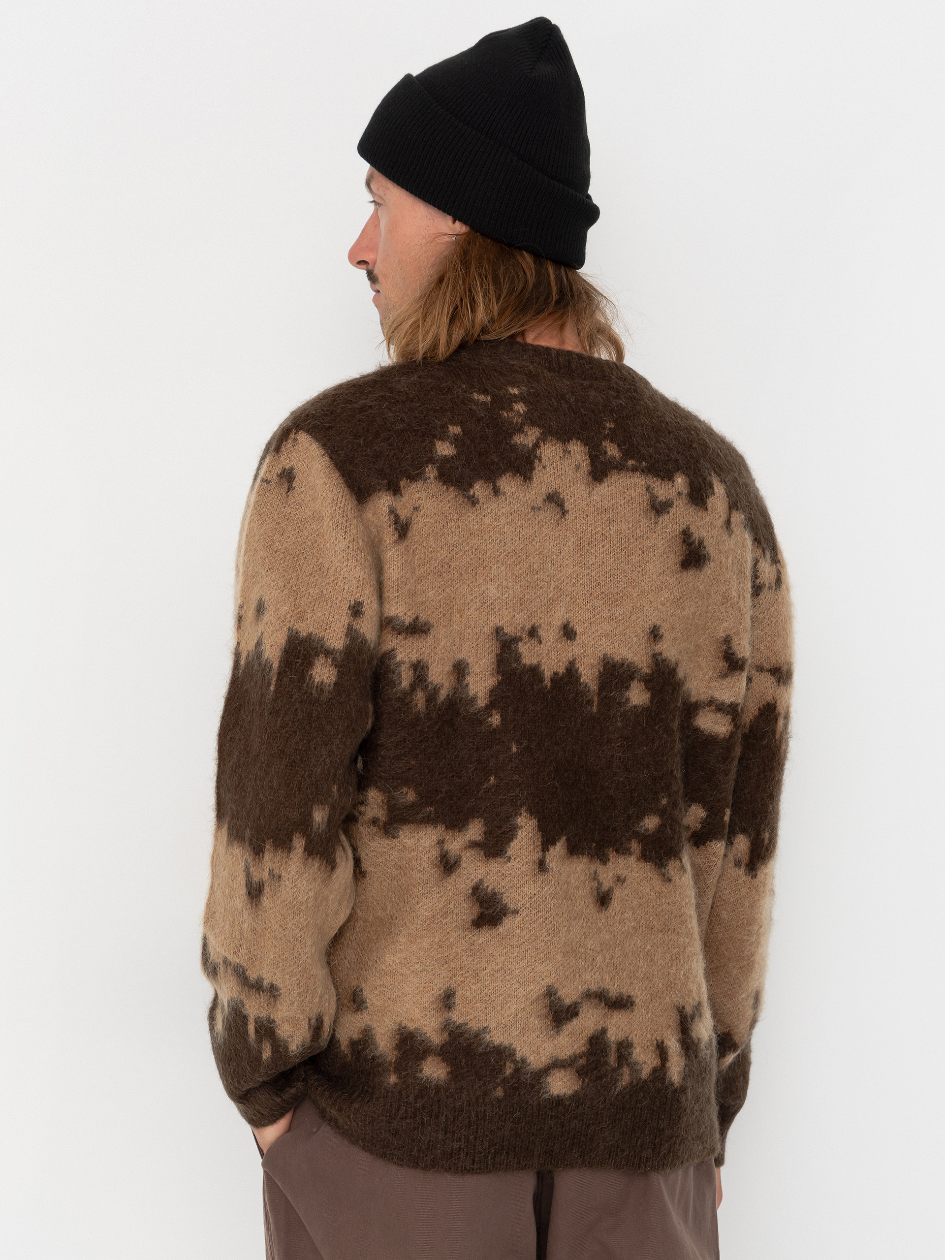 Gramicci Mohair Splatter Pulóver (taupe splatter)