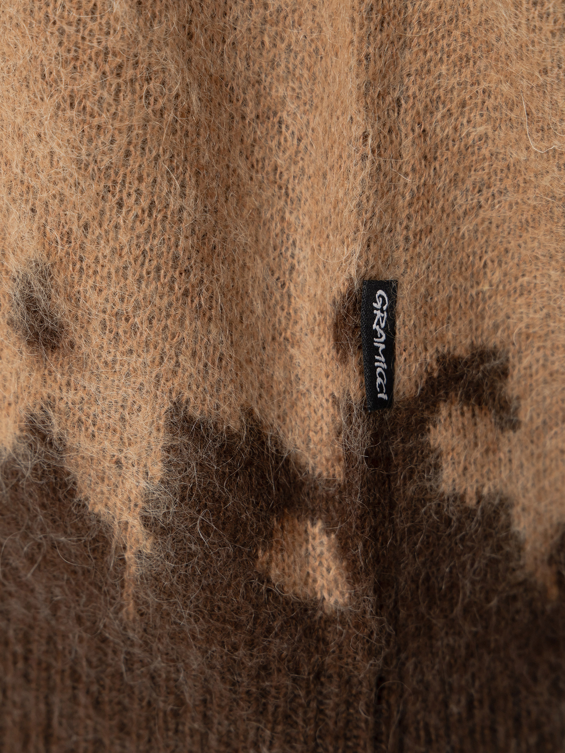 Gramicci Mohair Splatter Pulóver (taupe splatter)