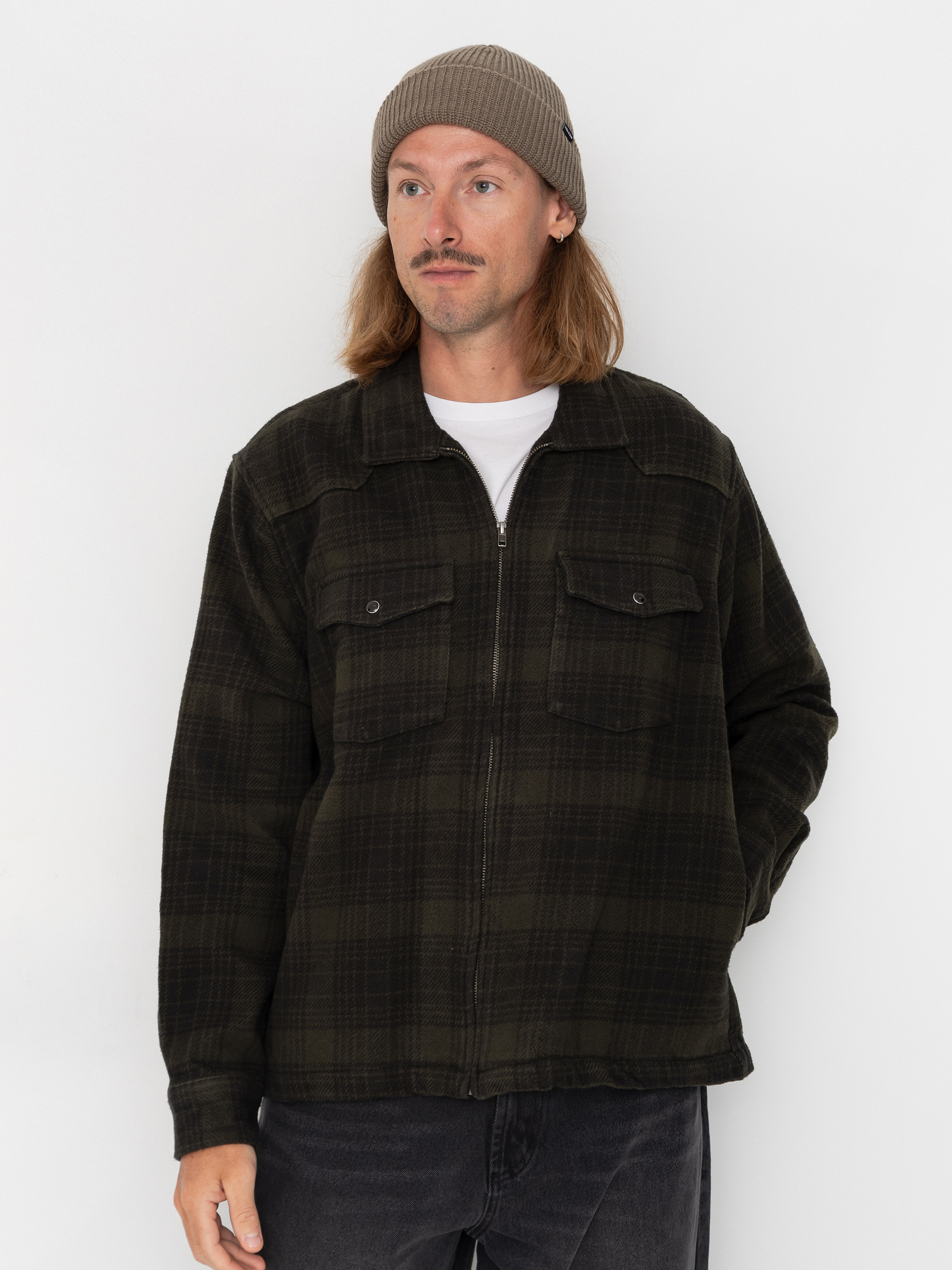 OBEY Willie Zip Shirt Dzseki