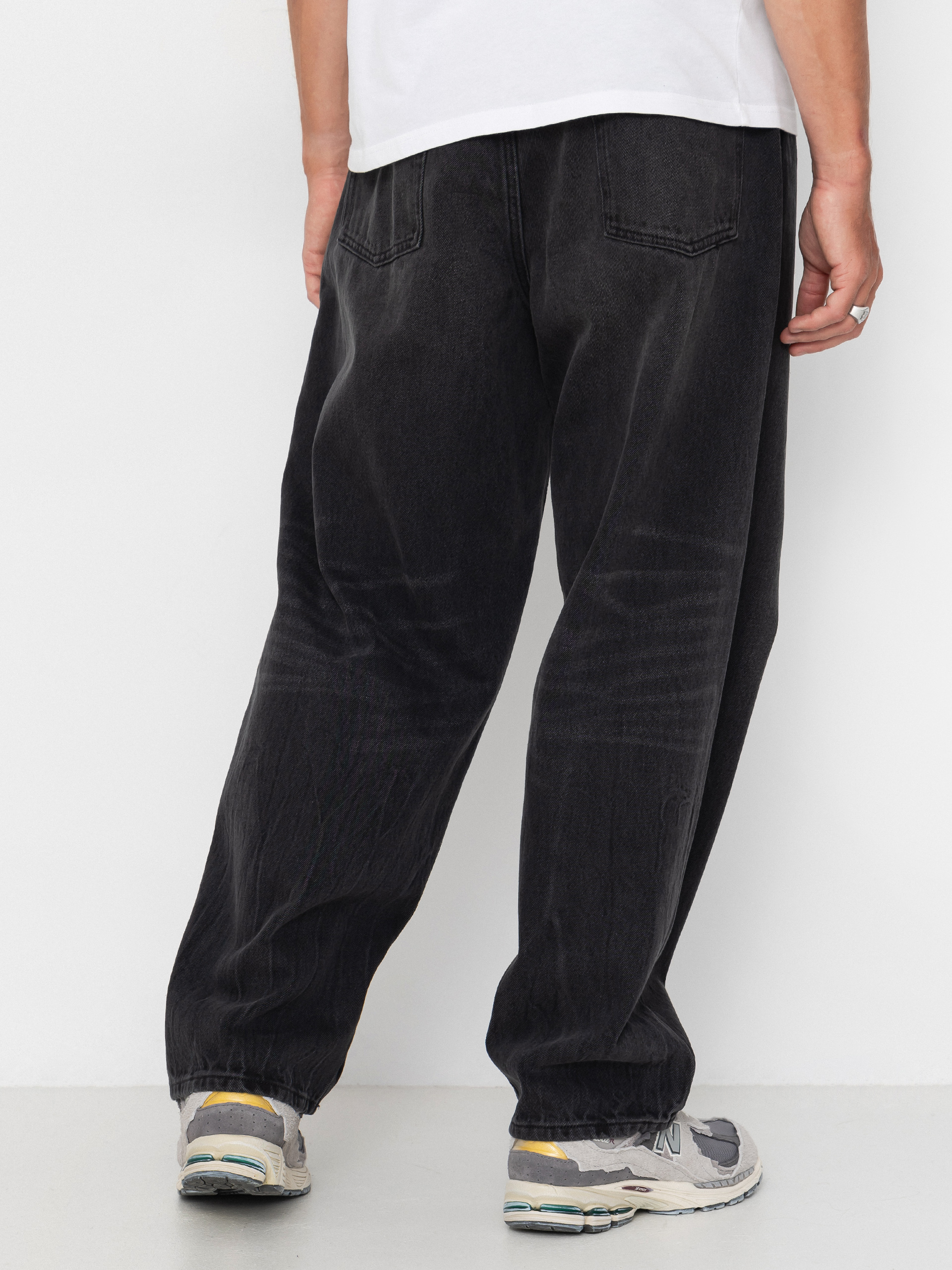 OBEY Bigwig Baggy Denim Kisnadrág (heavy vintage black)