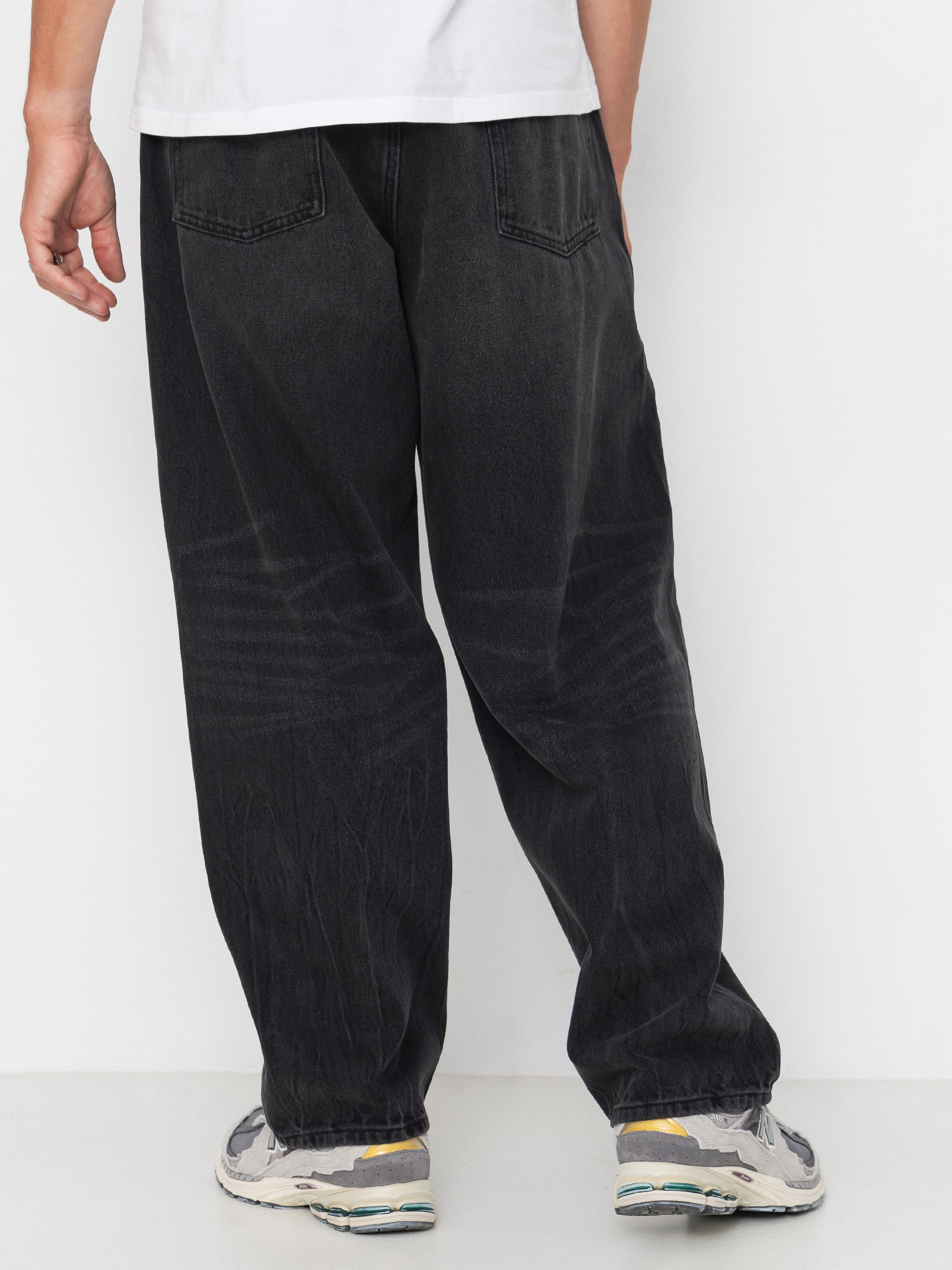 OBEY Bigwig Baggy Denim Kisnadrág (heavy vintage black)