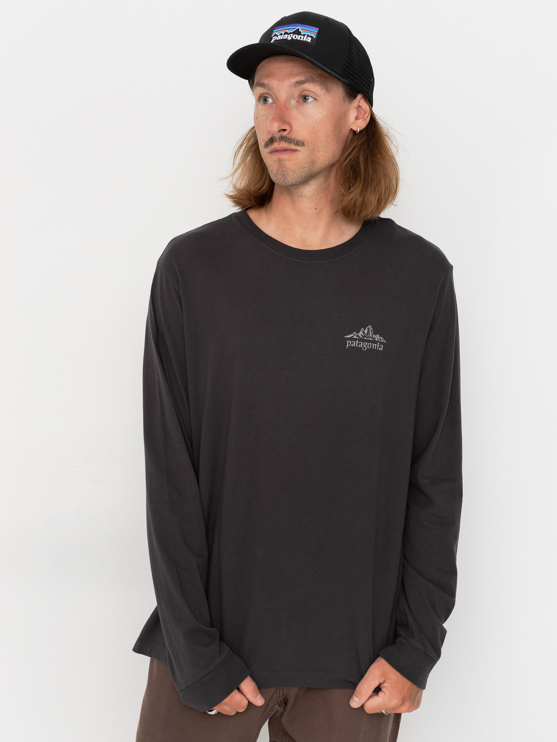 Patagonia Cloud Crag Hosszú ujjú felső (ink black)
