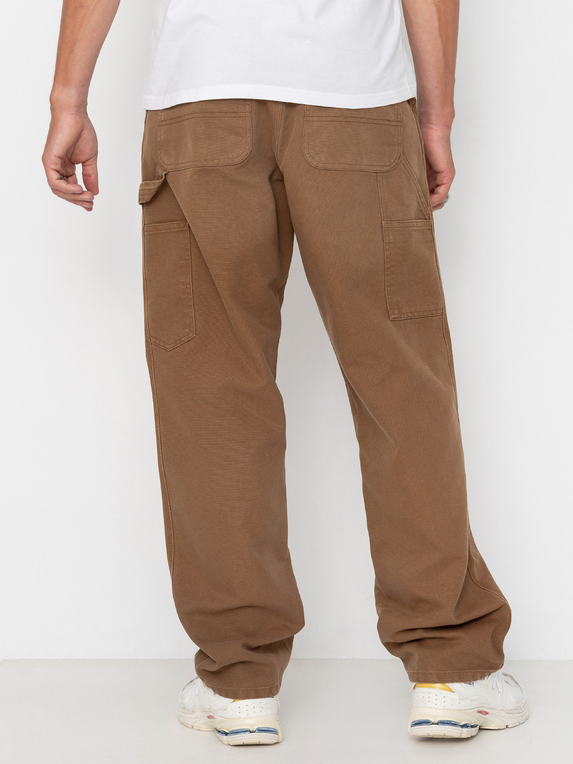 Kisnadrág Carhartt WIP Single Knee (wip h brown/stone canvas)
