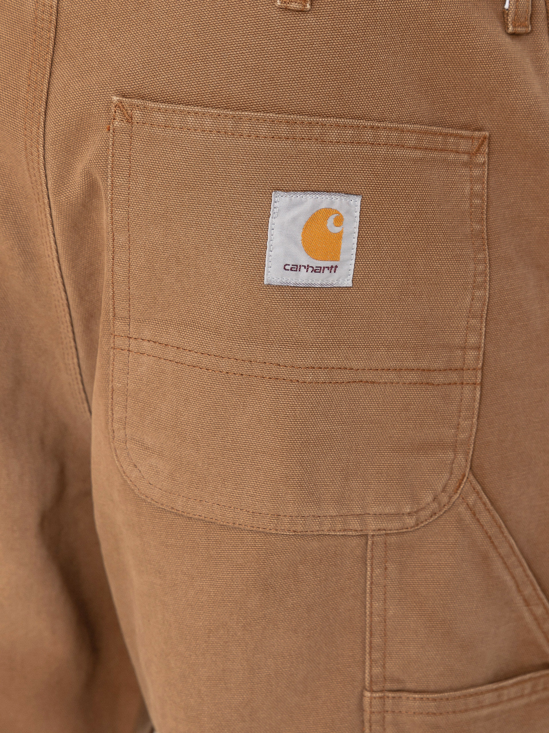 Kisnadrág Carhartt WIP Single Knee (wip h brown/stone canvas)