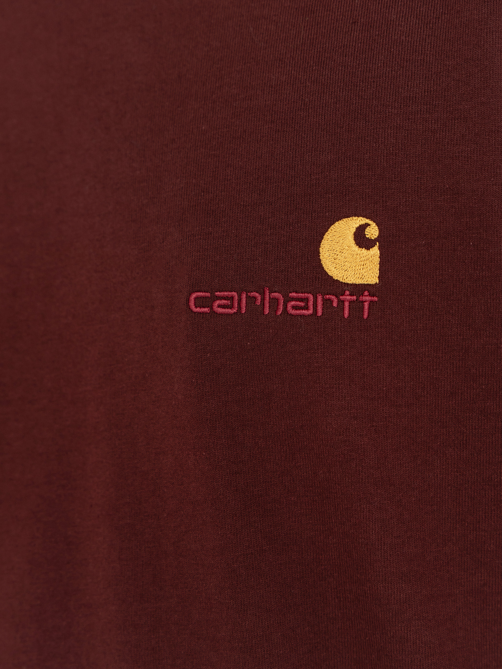 Hosszú ujjú felső Carhartt WIP American Script (amarone)