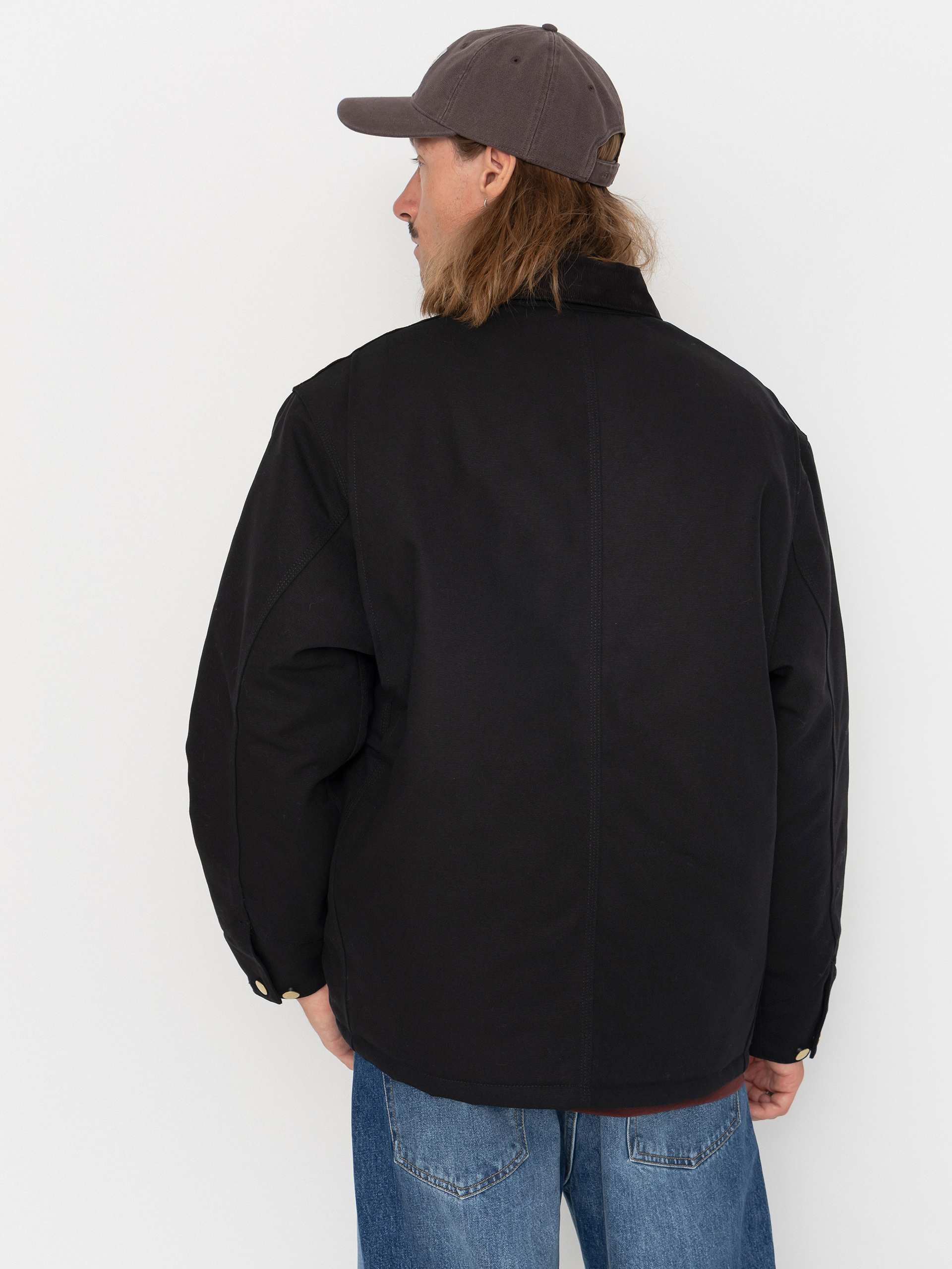 Dzseki Carhartt WIP OG Chore Coat (black/black/rigid)