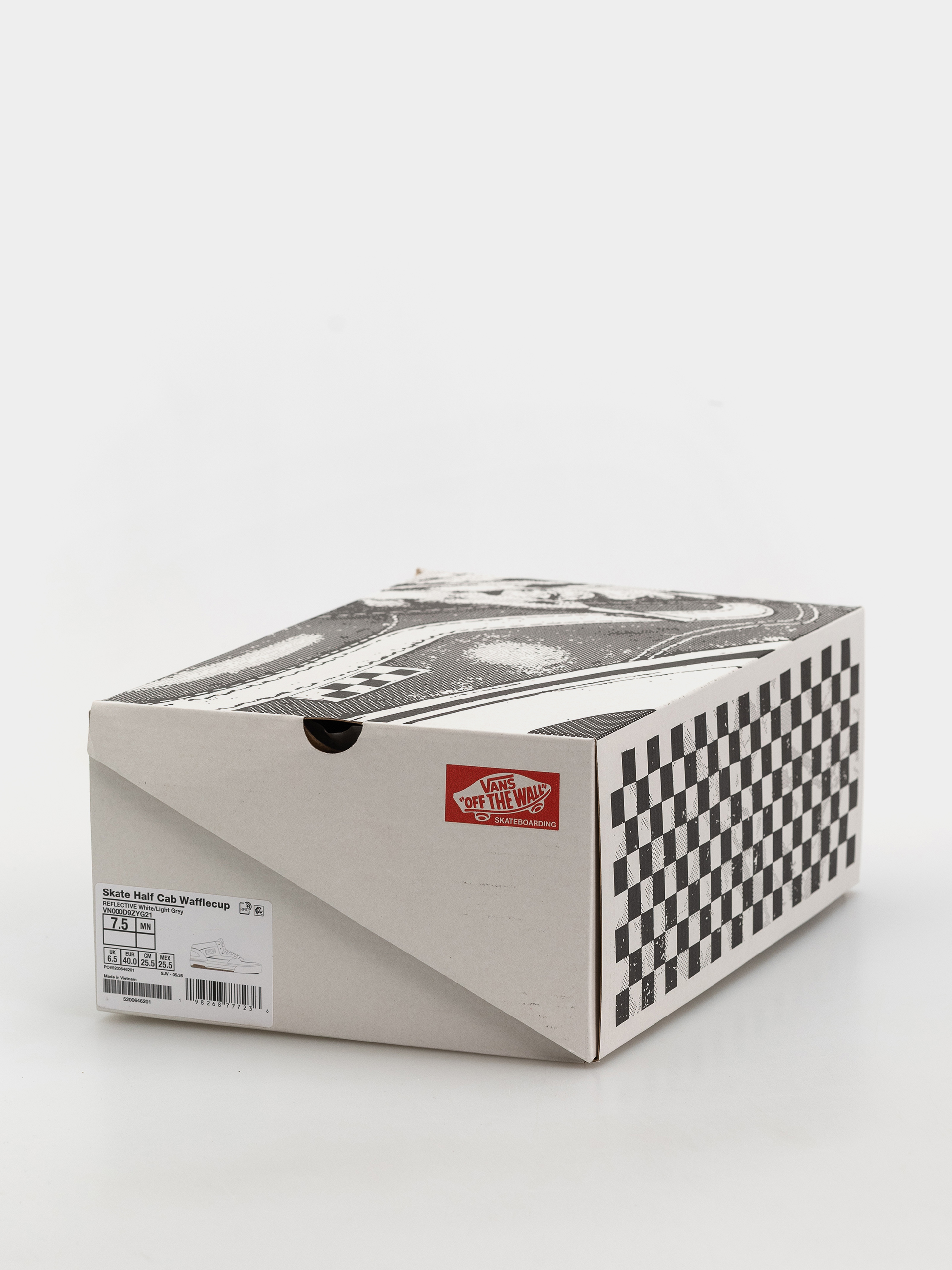 Vans Skate Half Cab Wafflecup Cipők (white/light grey)