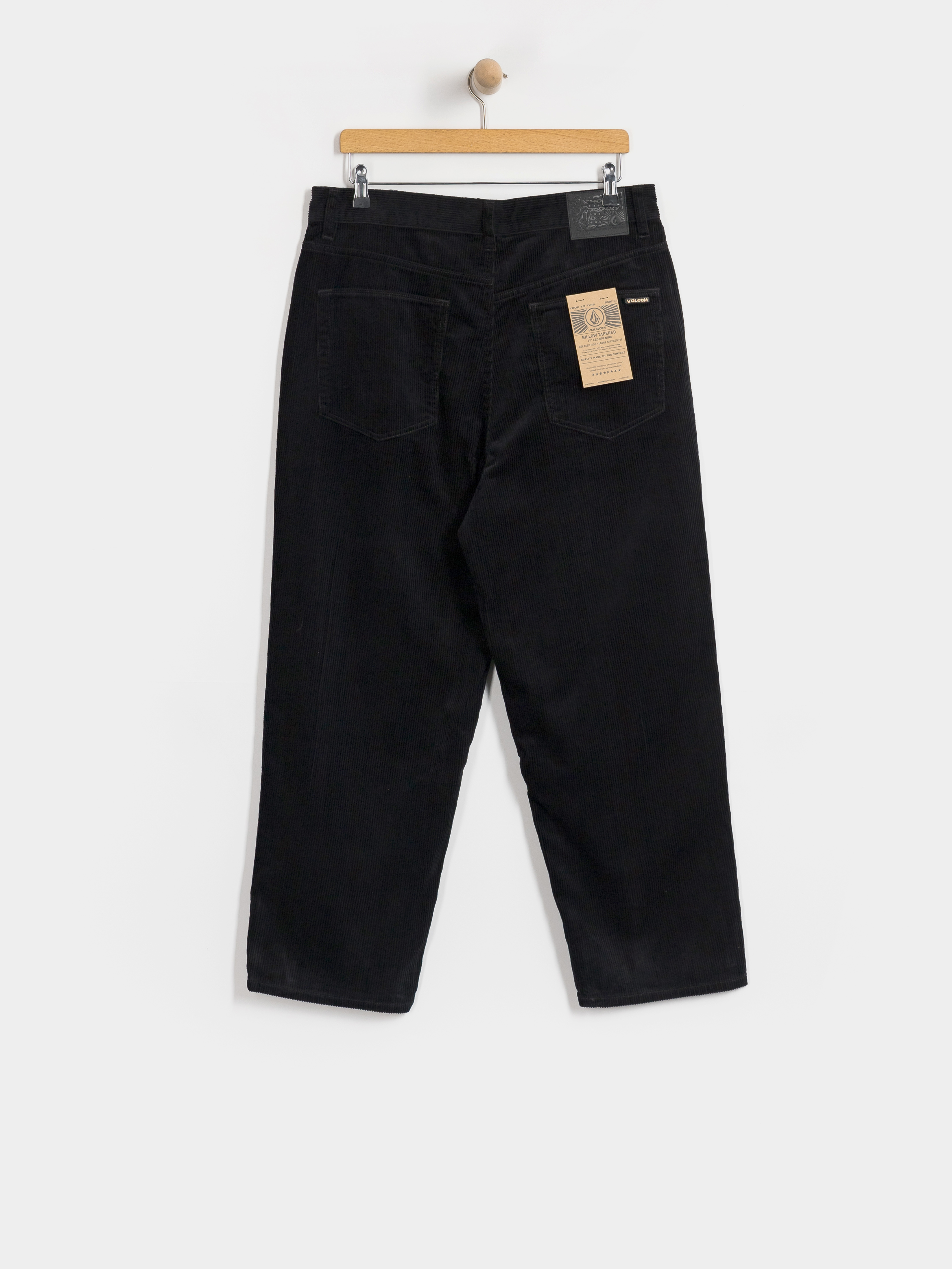 Volcom Billow Tapered Cord Kisnadrág (black)