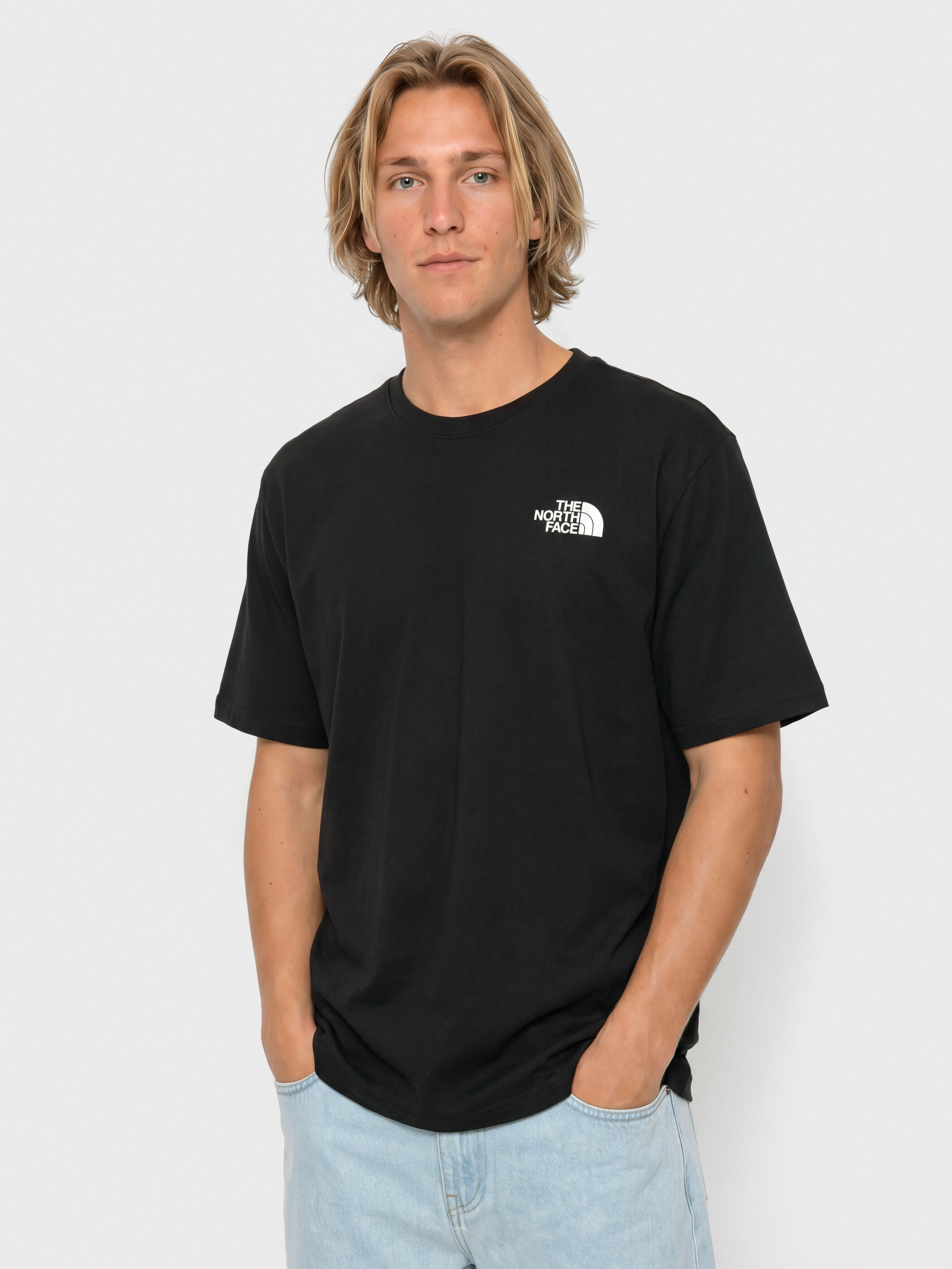 Póló The North Face Granitic Rock Box Nse Regular (tnf black)