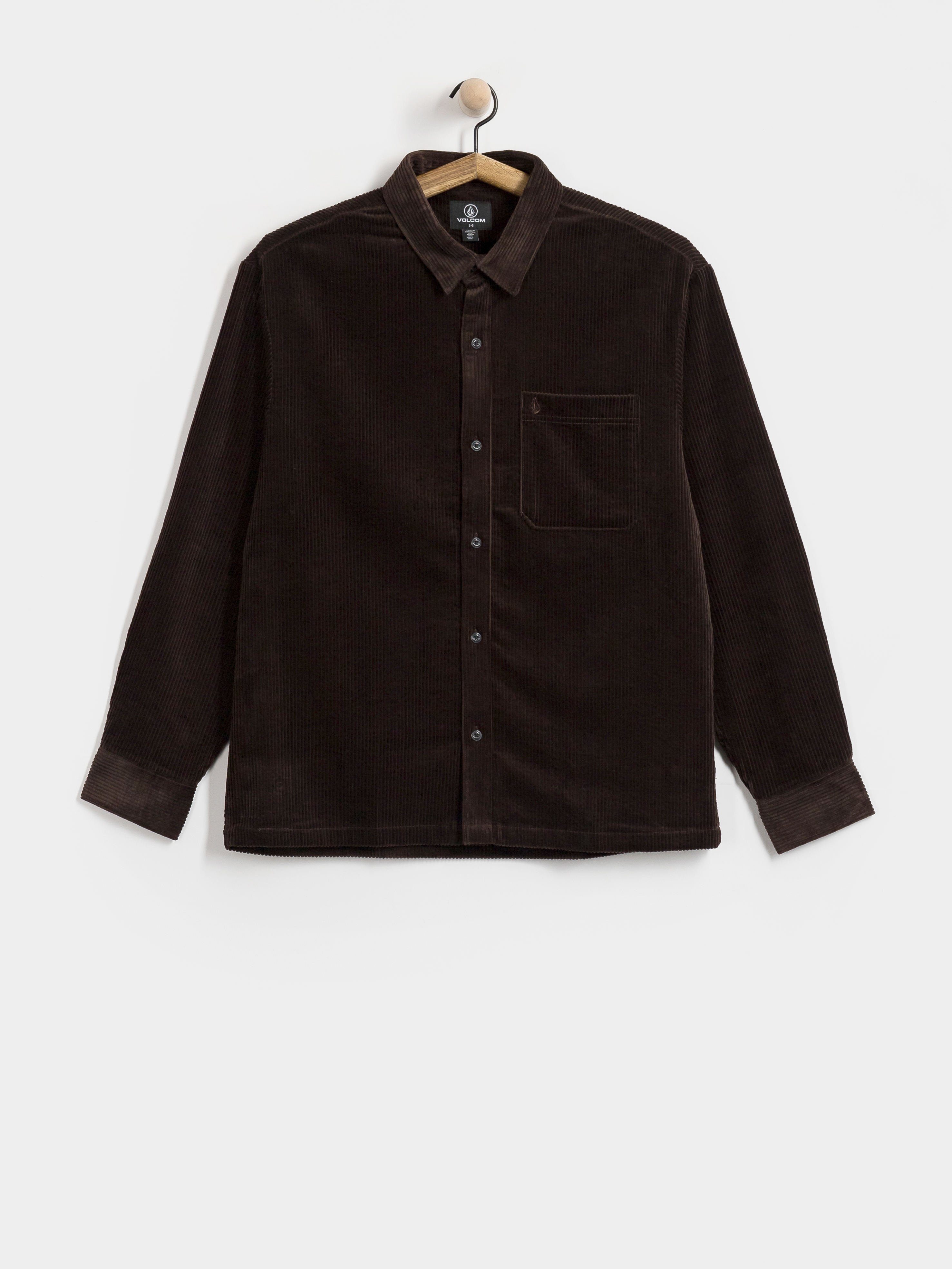 Volcom Fostered II Cord Ls Ing (cacao)
