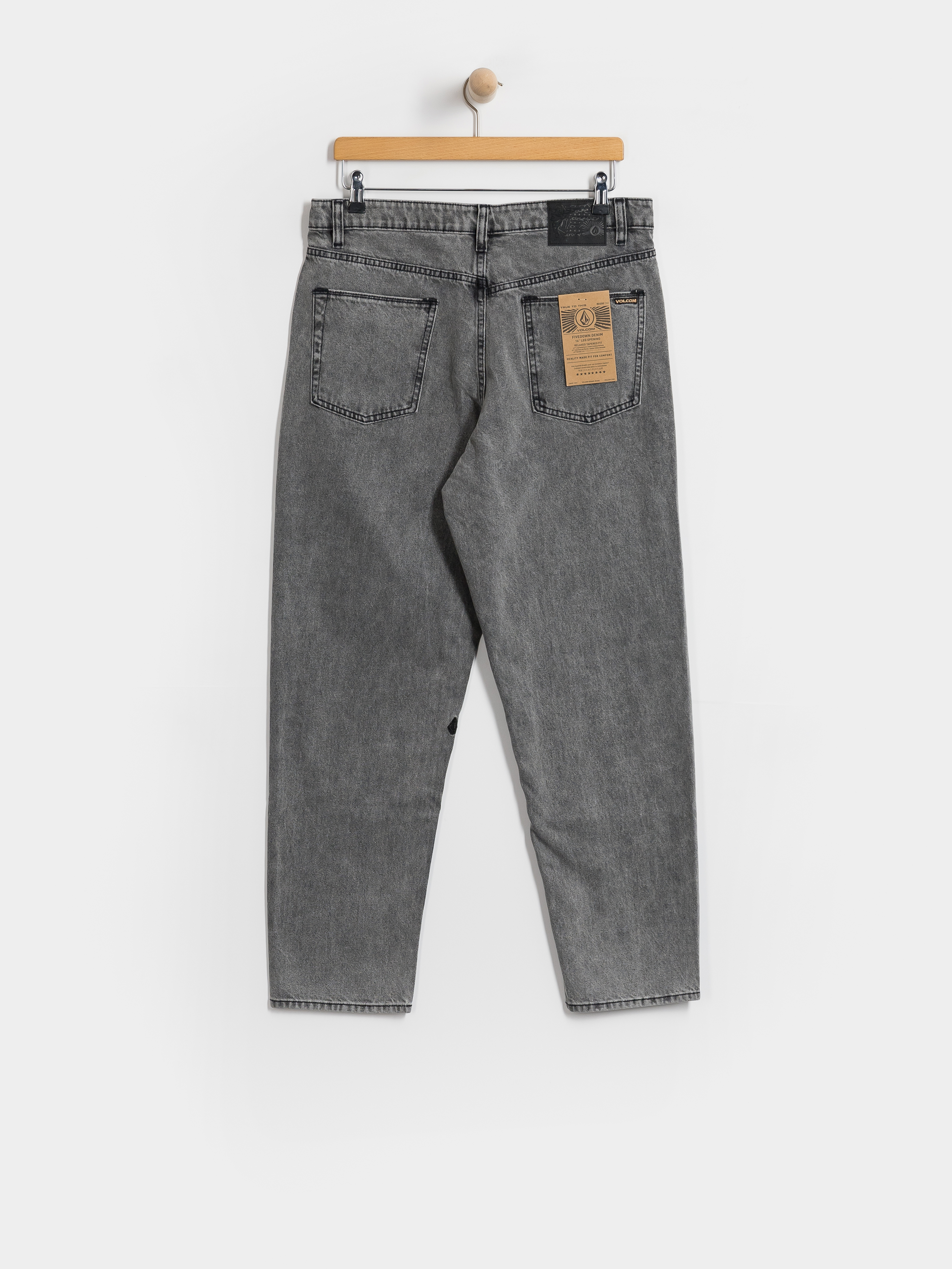 Volcom Fivedown Denim Kisnadrág (light grey)
