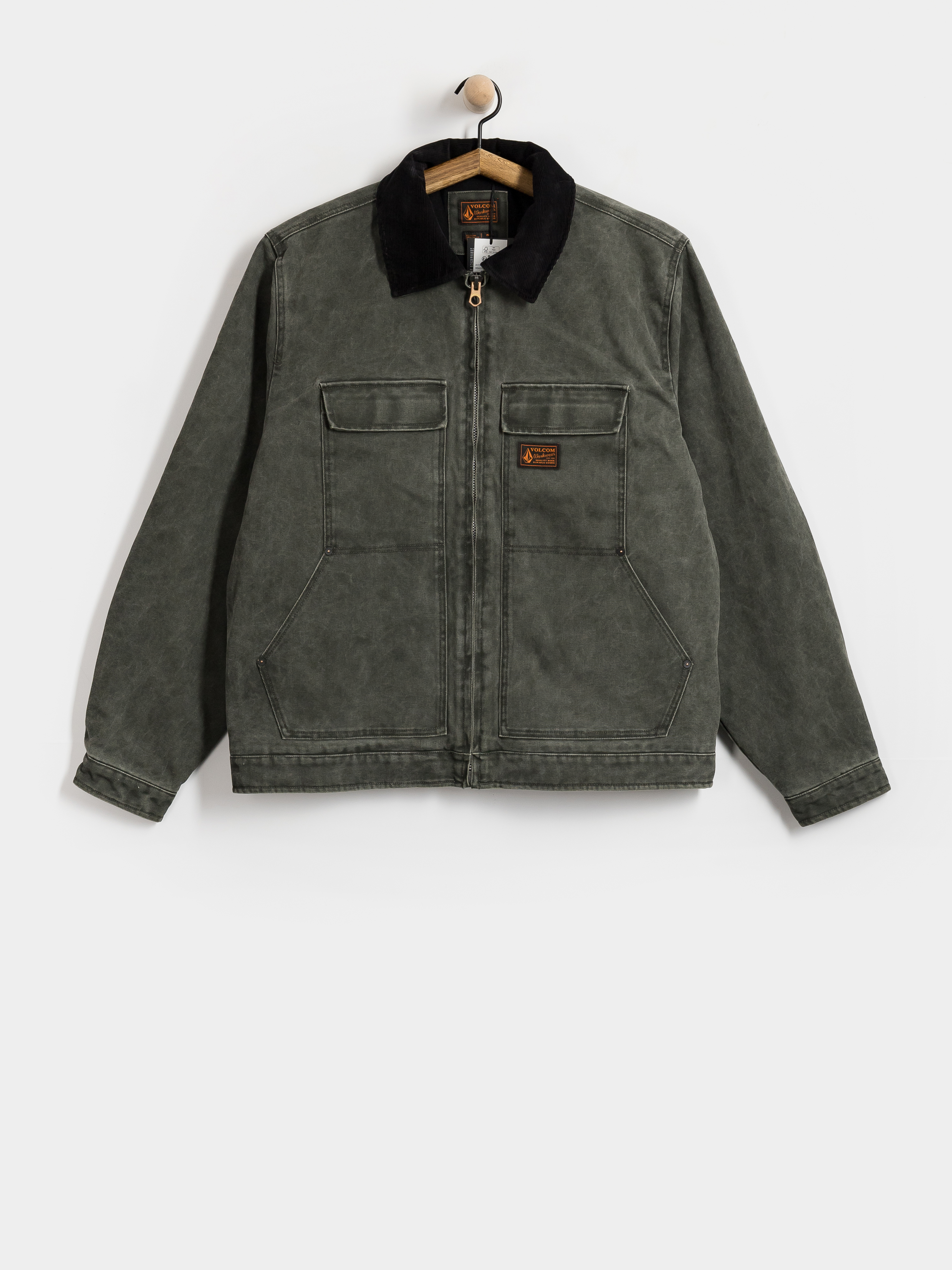 Volcom Heavydust Dzseki (rinsed black)