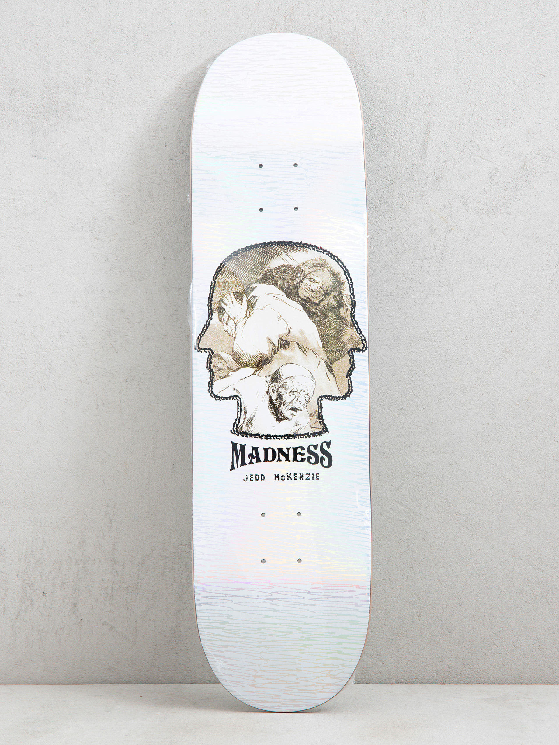 Madness New Pro Demons Gördeszka lap (white/holographic)
