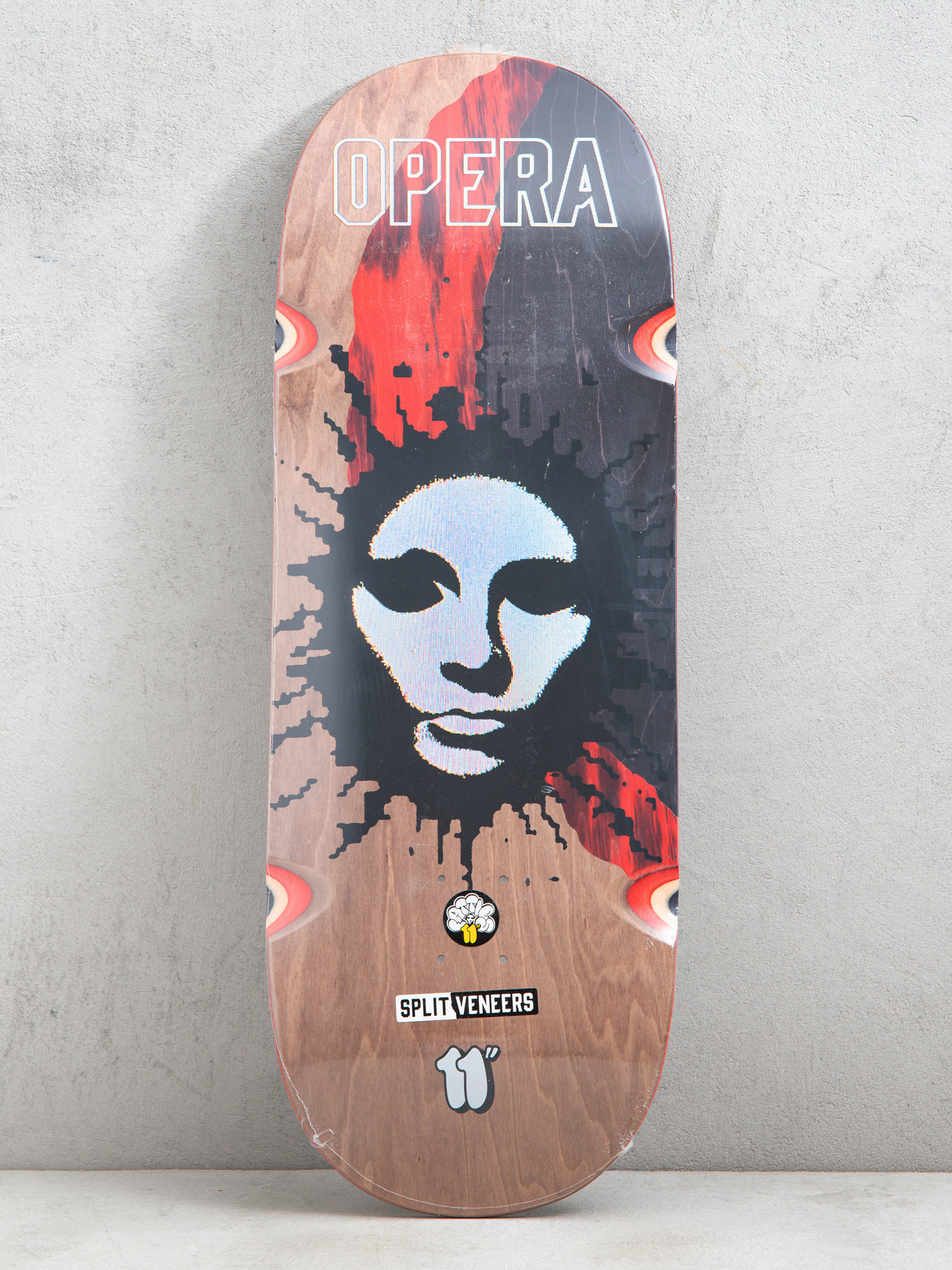Opera Fatties Rgb Mask Gu00f6rdeszka lap (red/black)