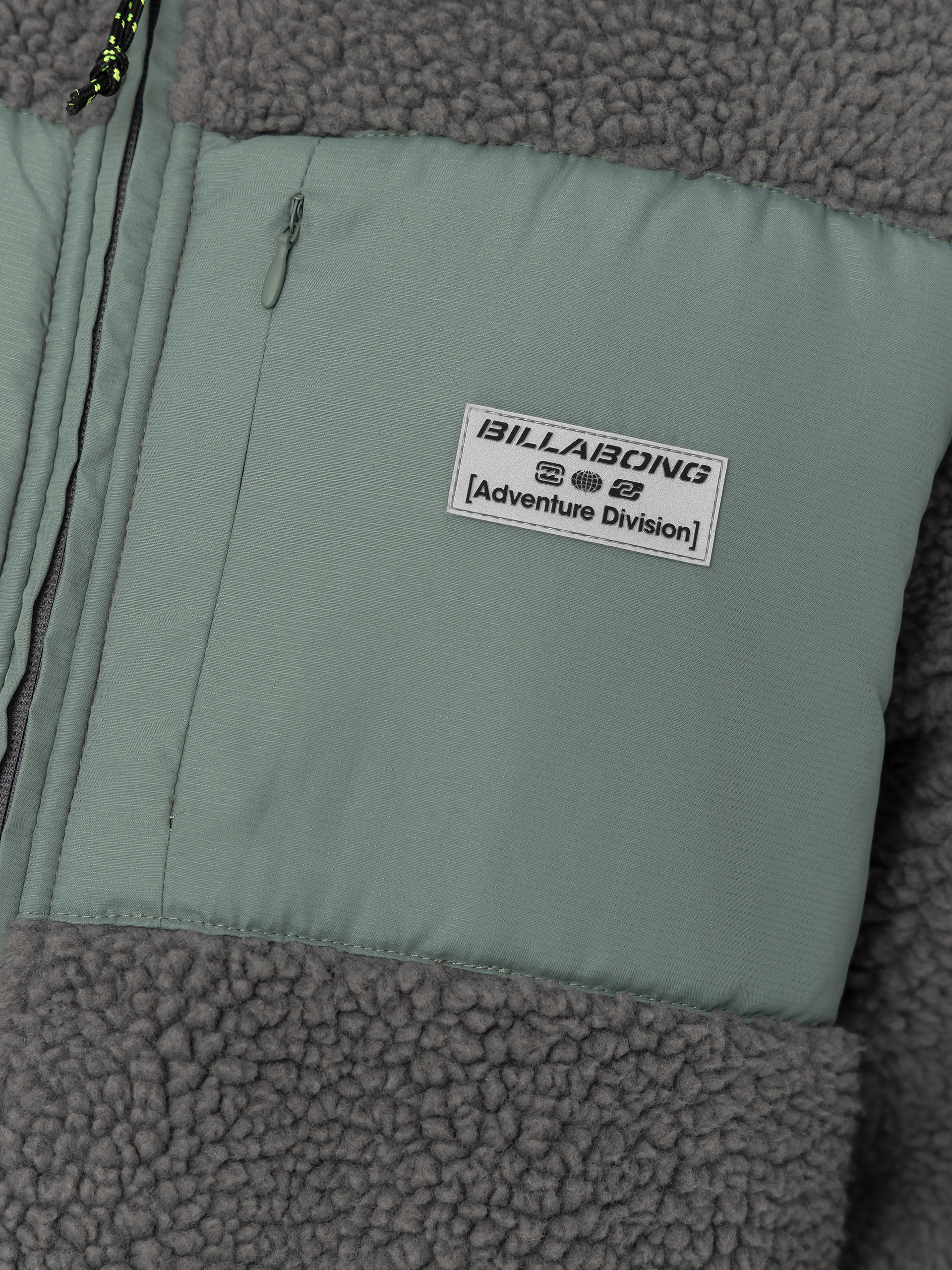 Férfi Polár pulóver Billabong Canyon Trail Zip (pewter)