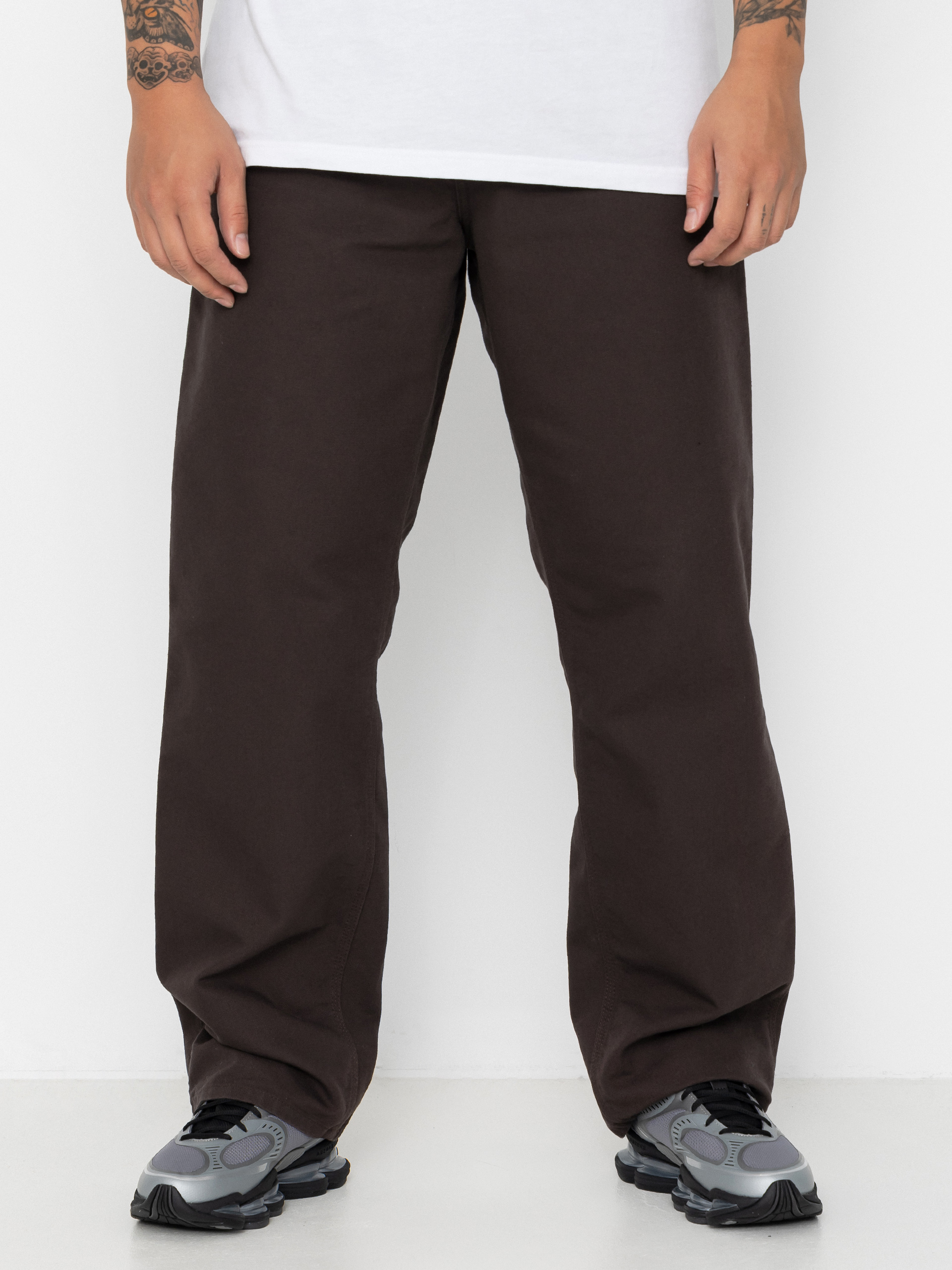 Carhartt WIP Single Knee Kisnadrág (tobacco/rinsed)