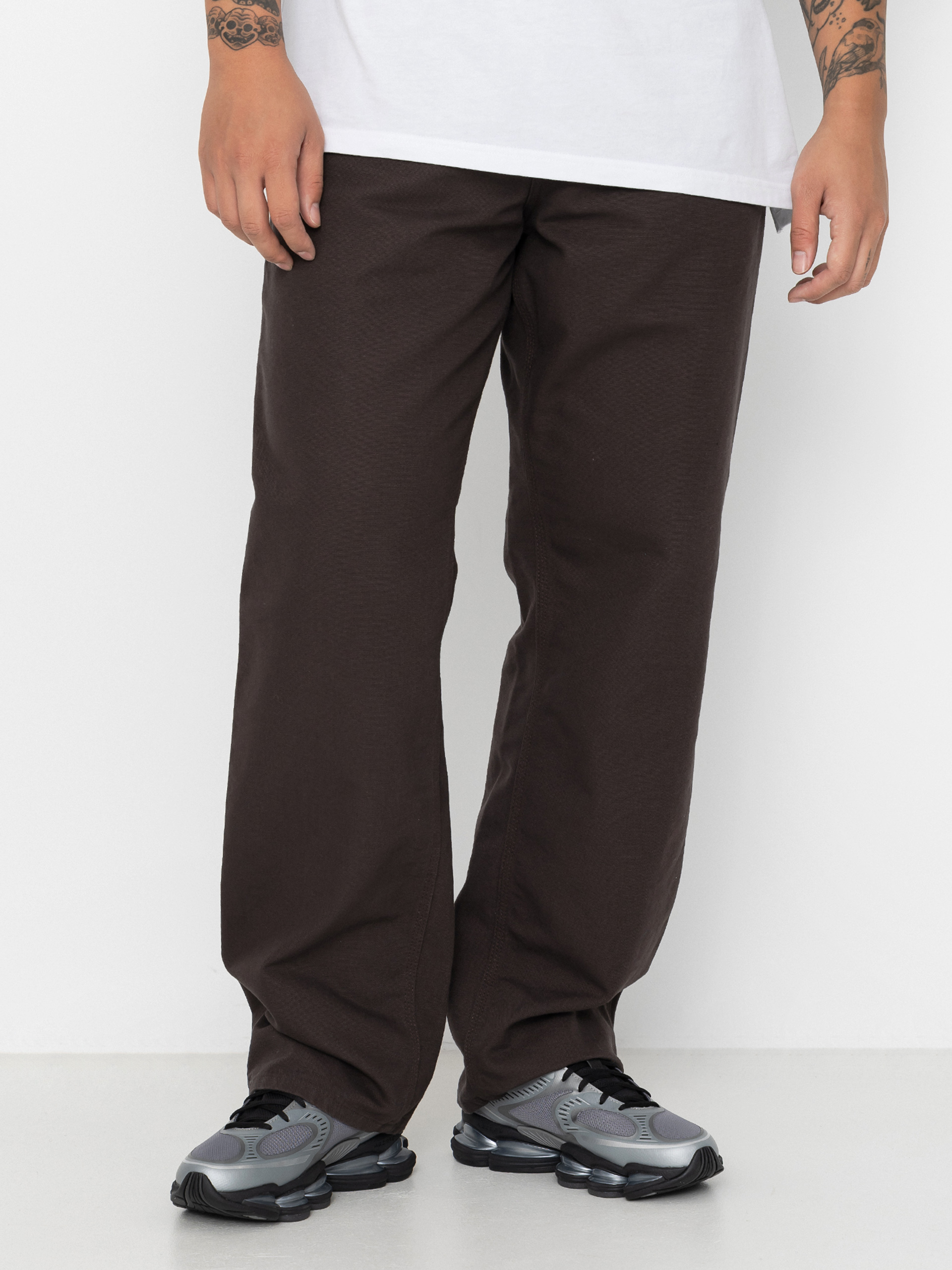 Carhartt WIP Single Knee Kisnadrág (tobacco/rinsed)