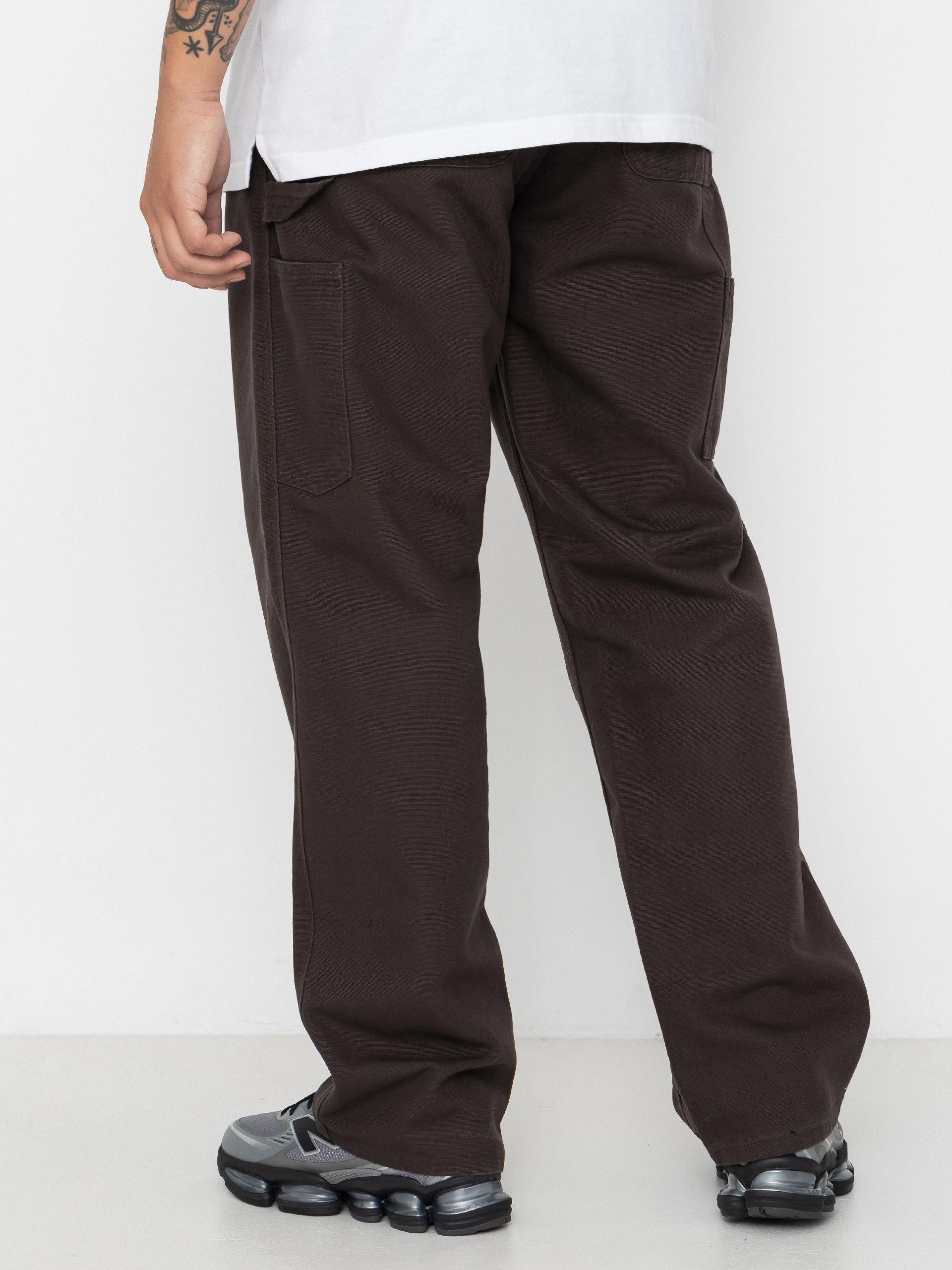 Carhartt WIP Single Knee Kisnadrág (tobacco/rinsed)