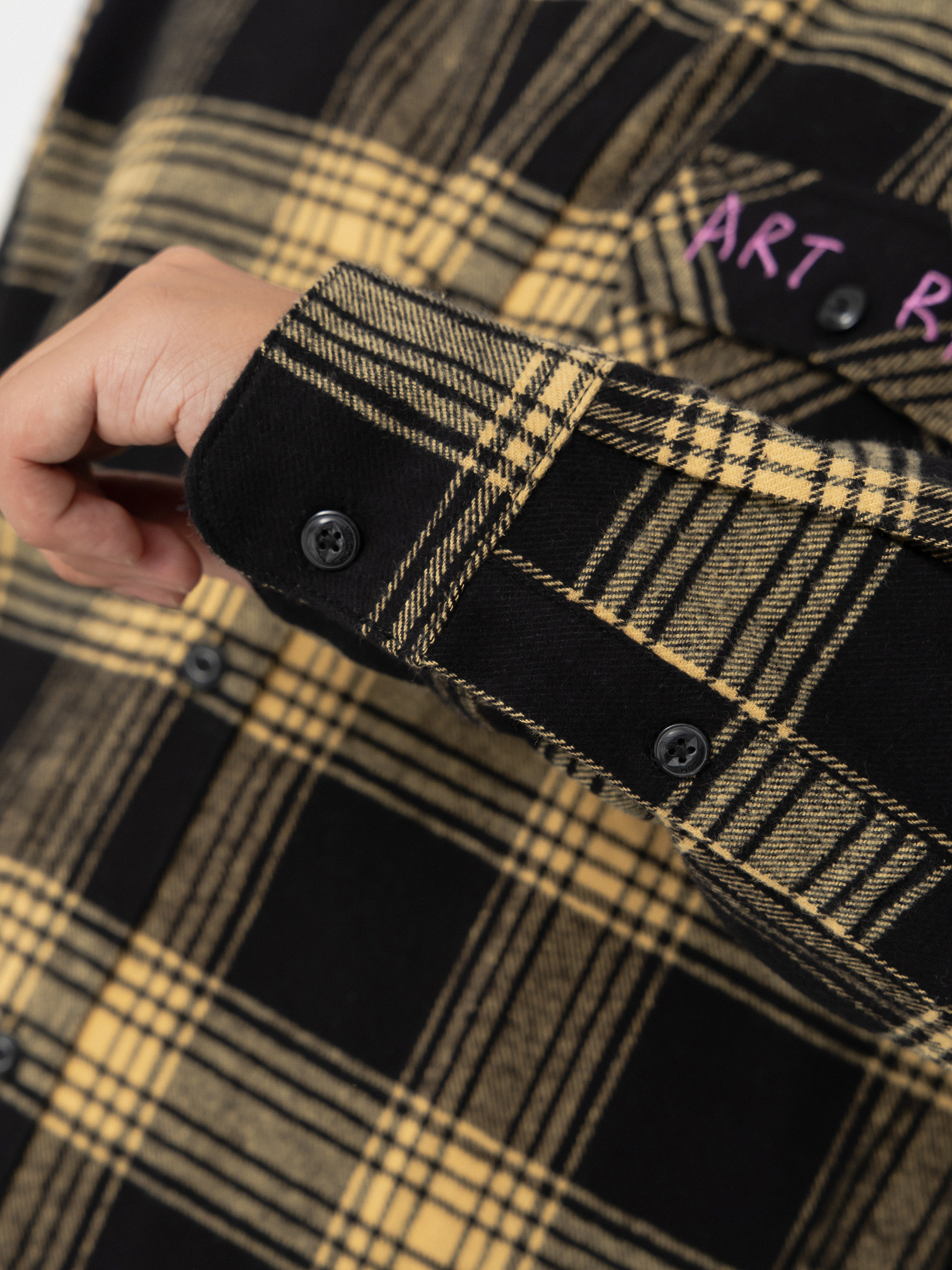 Volcom Fa Ozzy Plaid Ing (mustard)