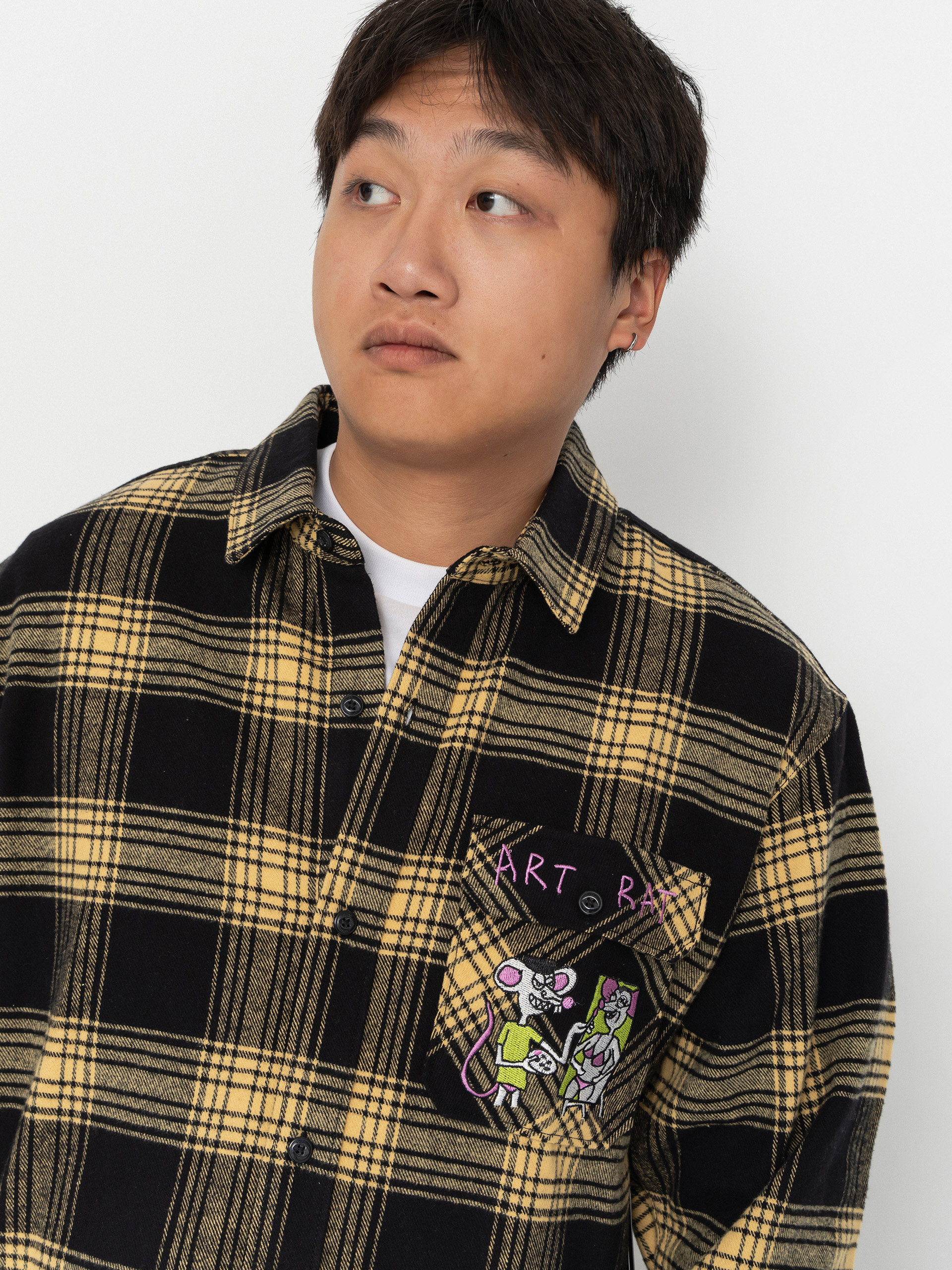 Volcom Fa Ozzy Plaid Ing (mustard)