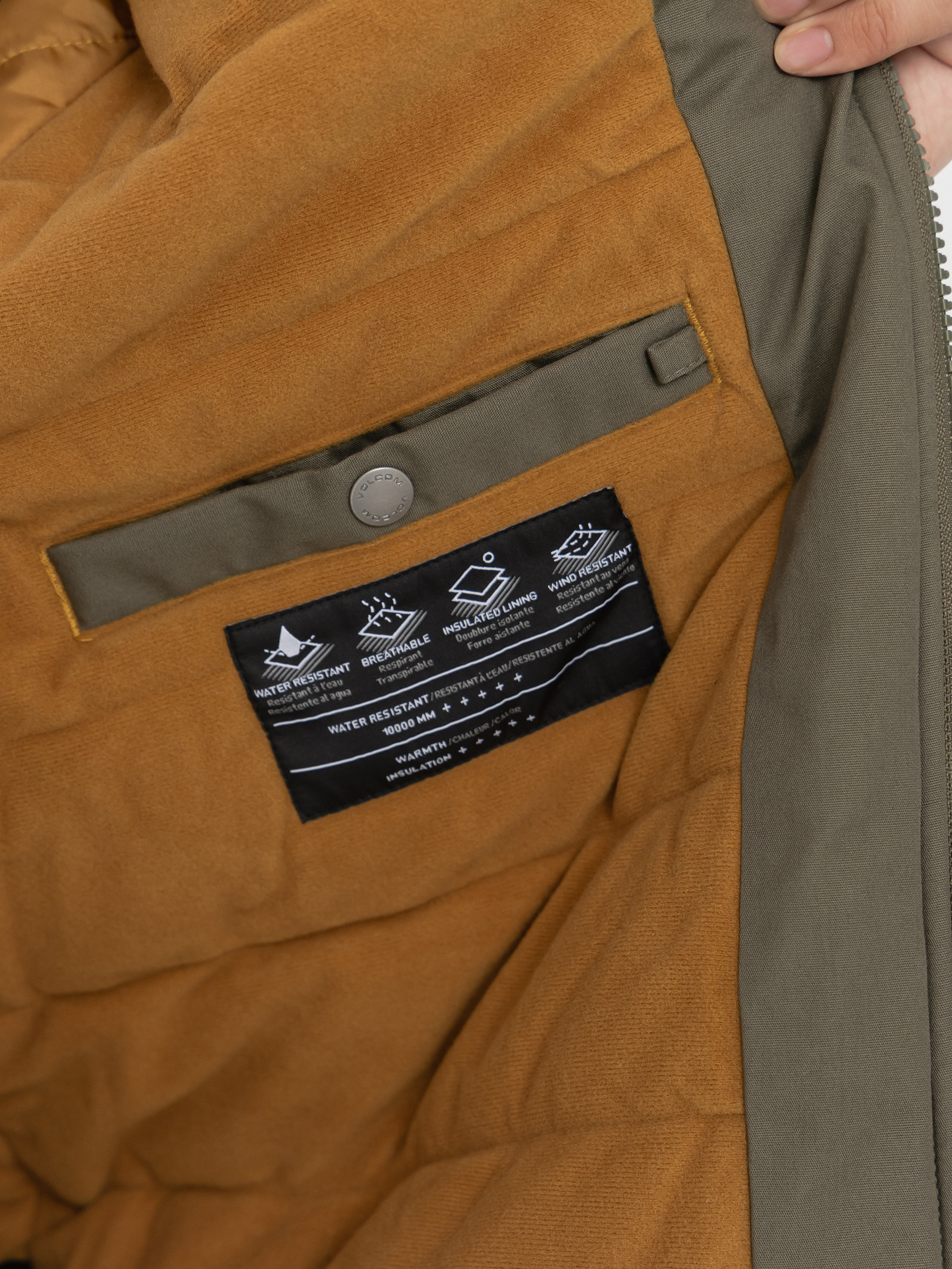 Volcom Hernan 10K Dzseki (wintermoss)