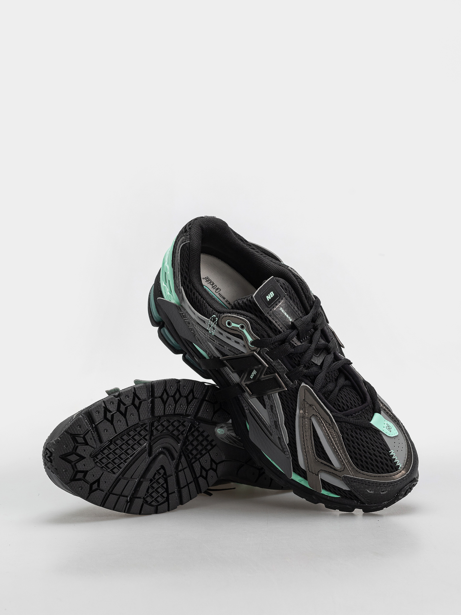 New Balance 1906 Cipők (black/bright mint)