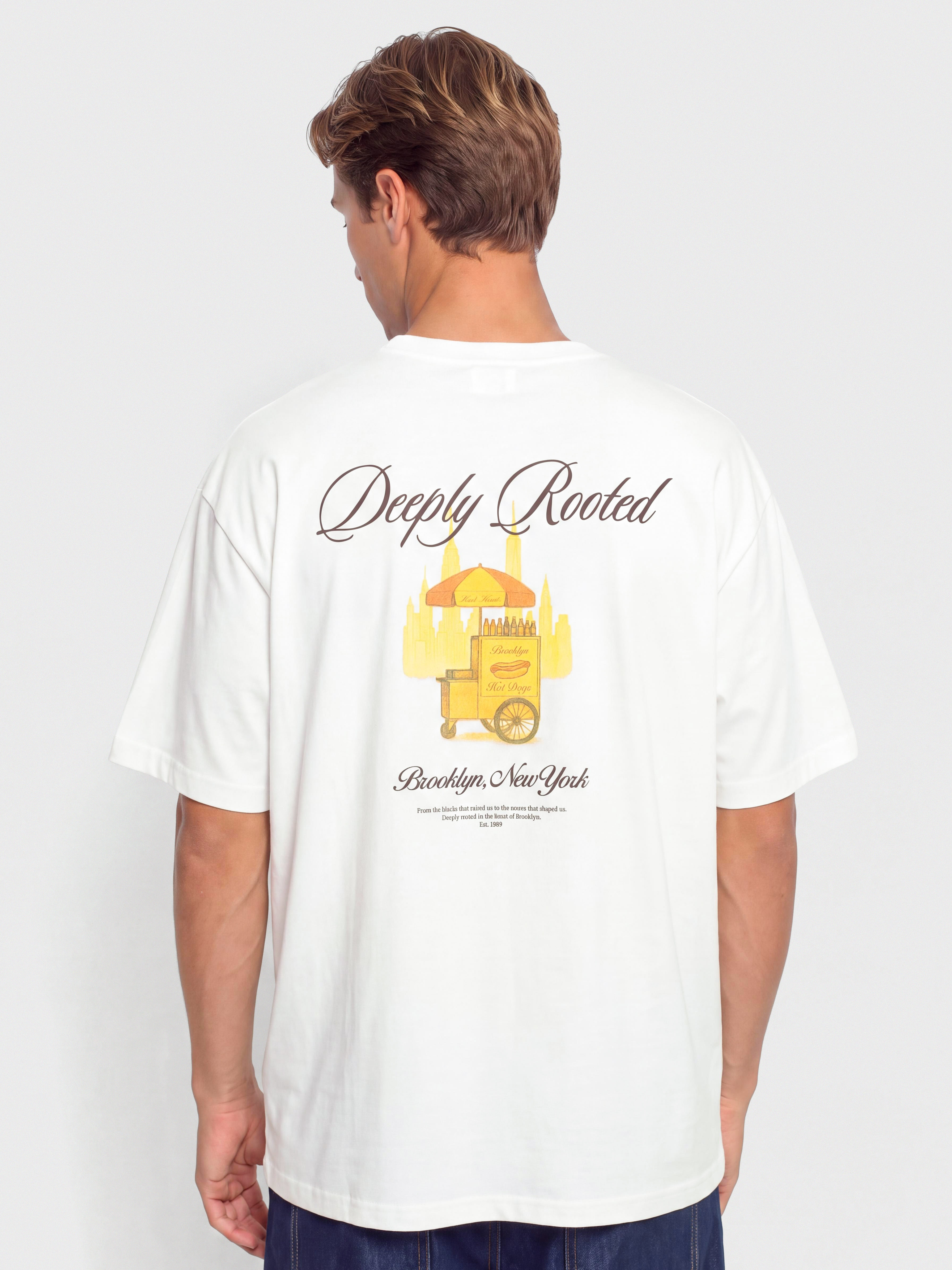 Póló Karl Kani Signature Hot Dog Oversized (white)