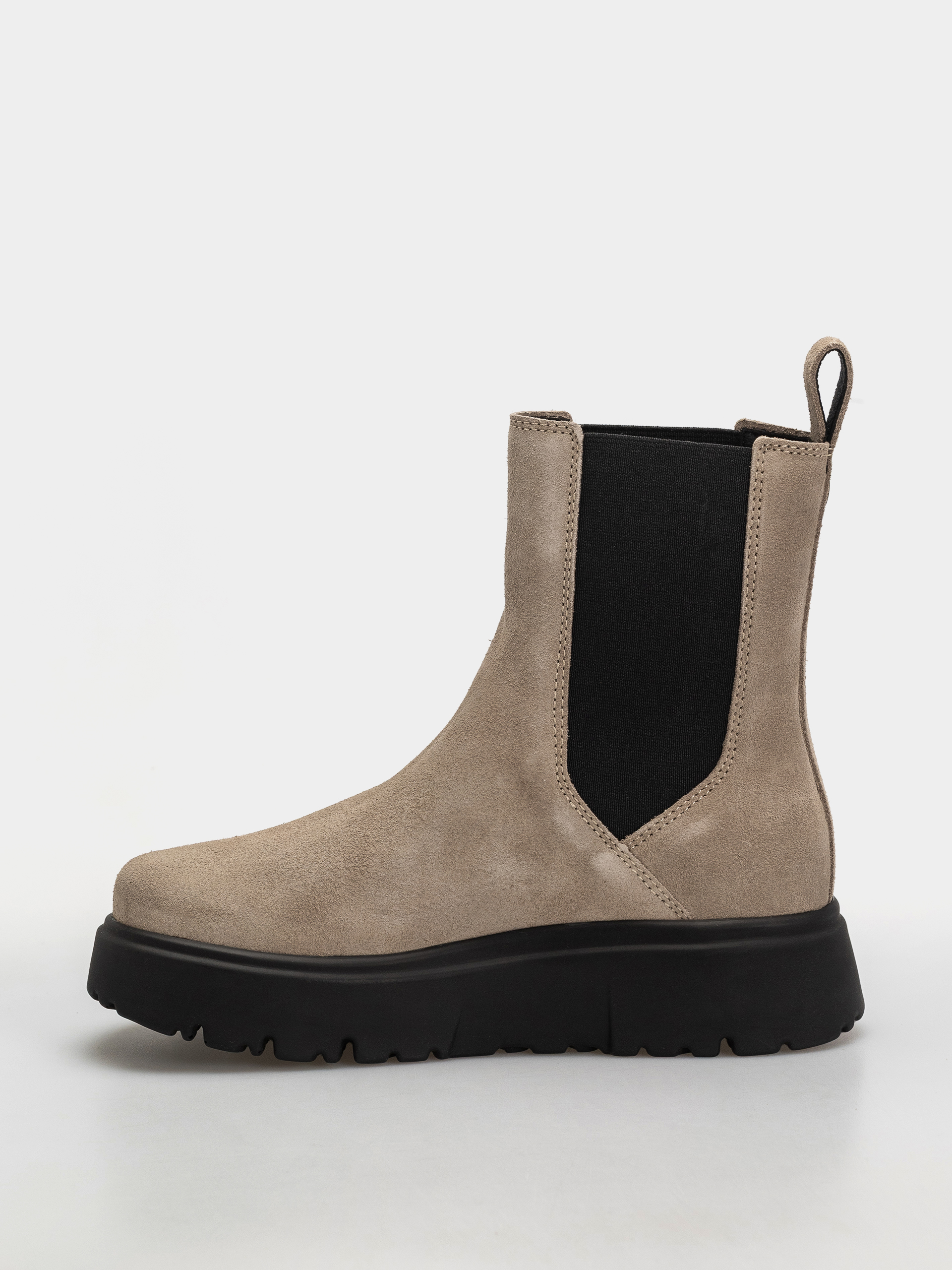 Birkenstock Theda Chelsea Suede Leather Narrow Wmn Cipők (taupe)