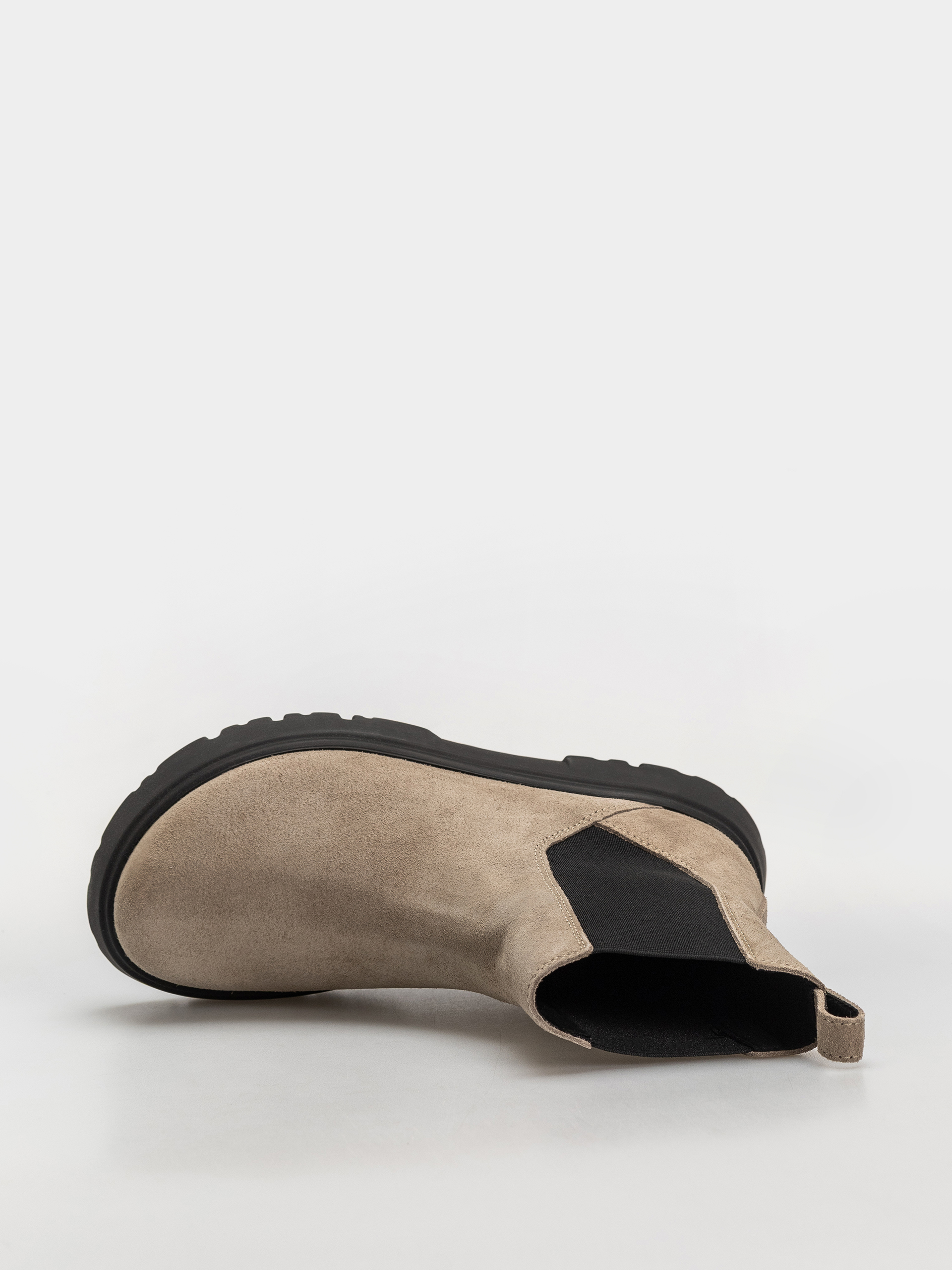 Birkenstock Theda Chelsea Suede Leather Narrow Wmn Cipők (taupe)