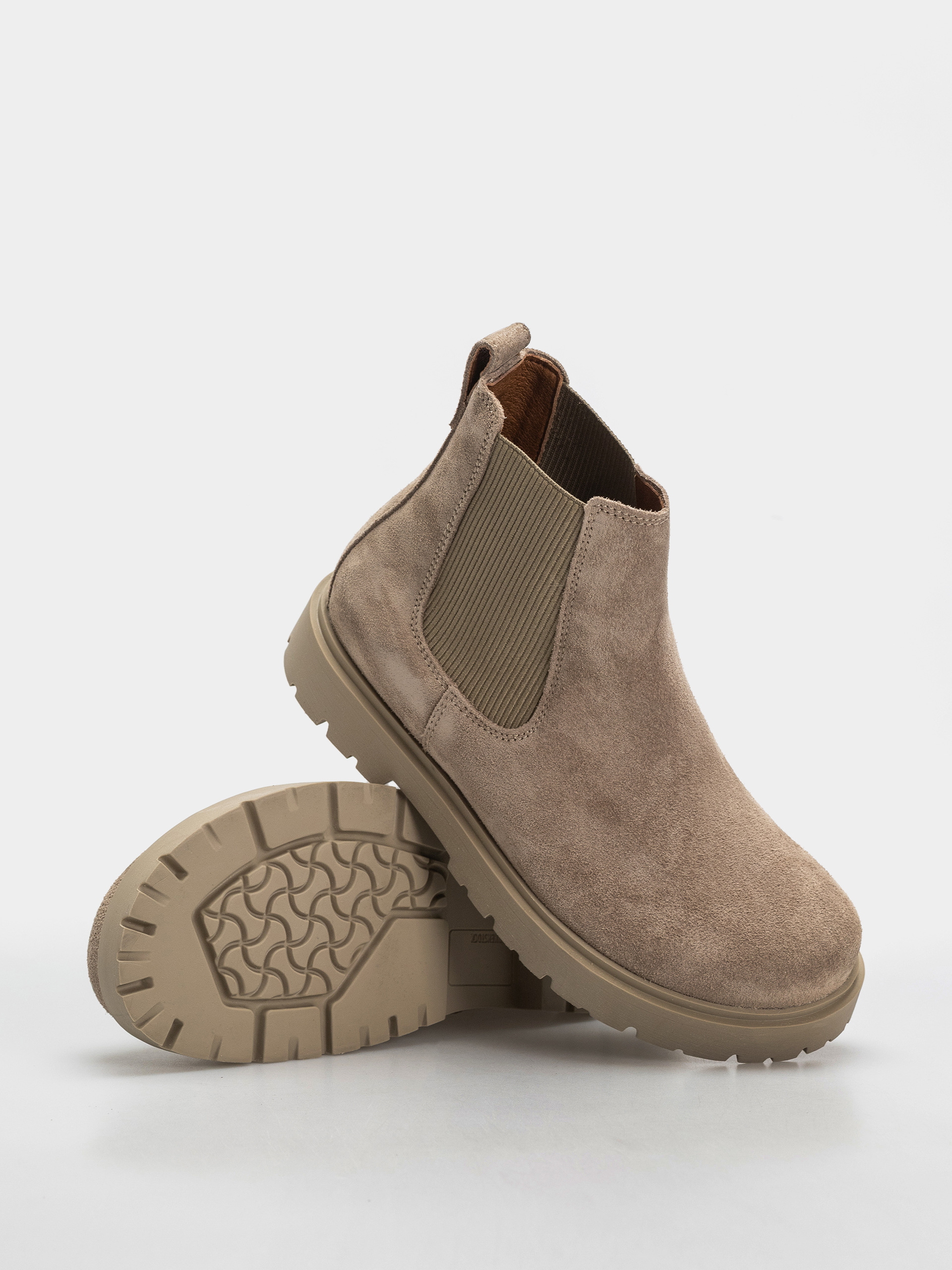 Birkenstock Highwood Suede Leather Narrow Cipők (taupe)