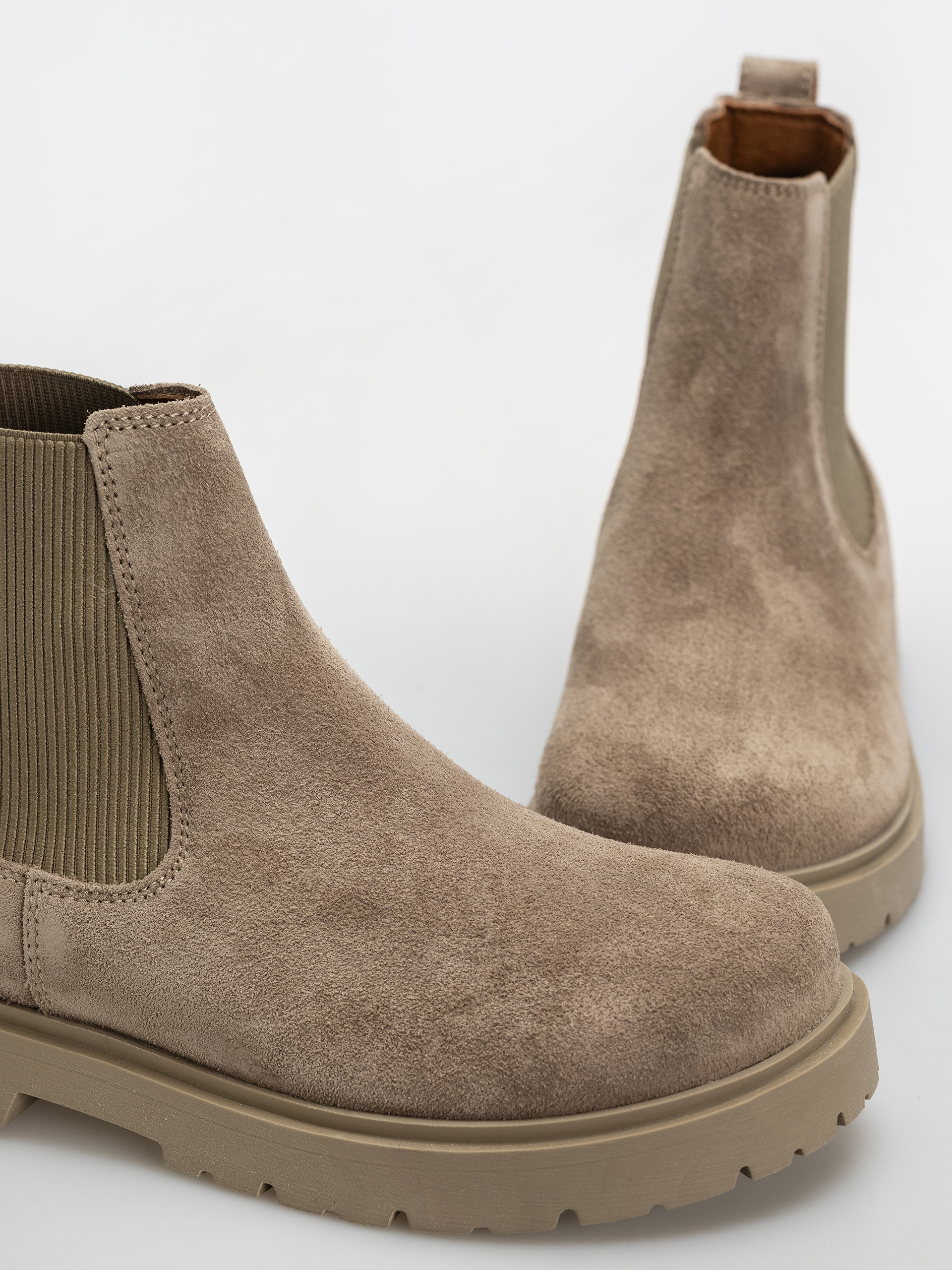 Birkenstock Highwood Suede Leather Narrow Cipők (taupe)