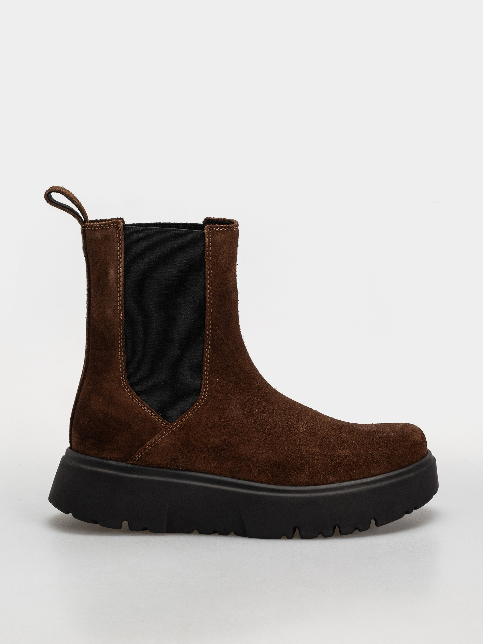 Birkenstock Theda Chelsea Suede Leather Narrow Wmn Cipők (carafe)