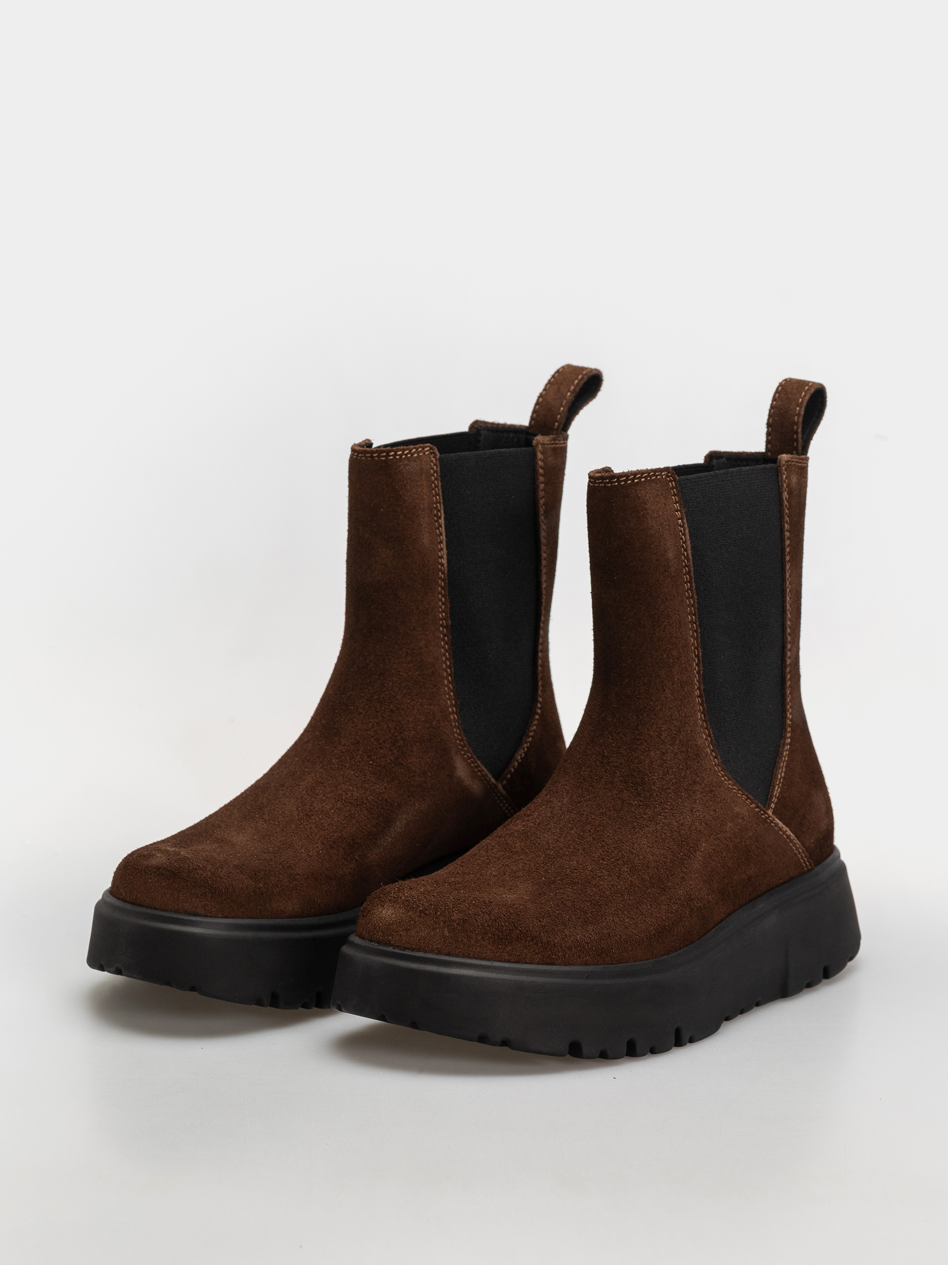 Birkenstock Theda Chelsea Suede Leather Narrow Wmn Cipők (carafe)