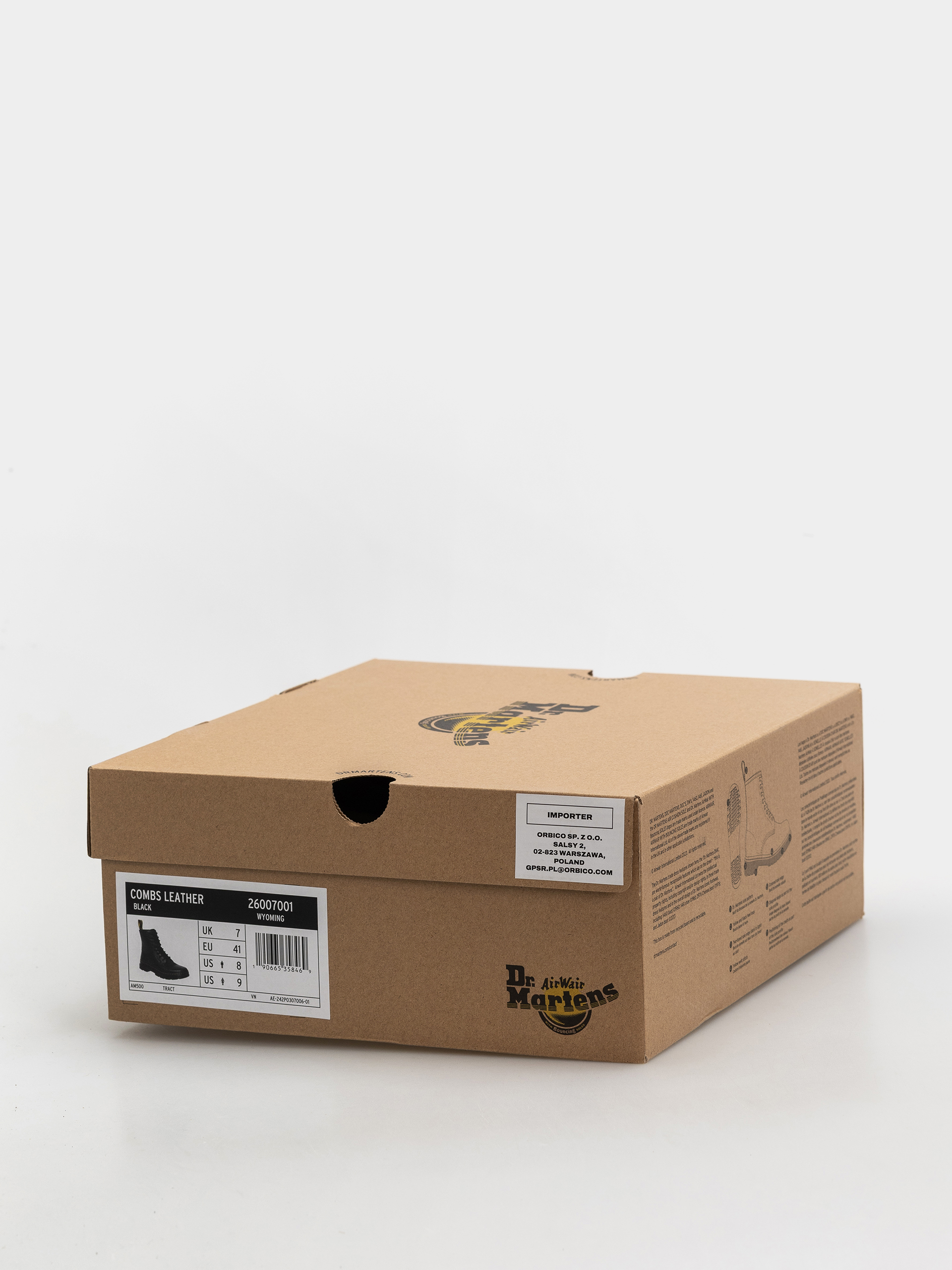 Dr. Martens Combs Leather Cipők (black)