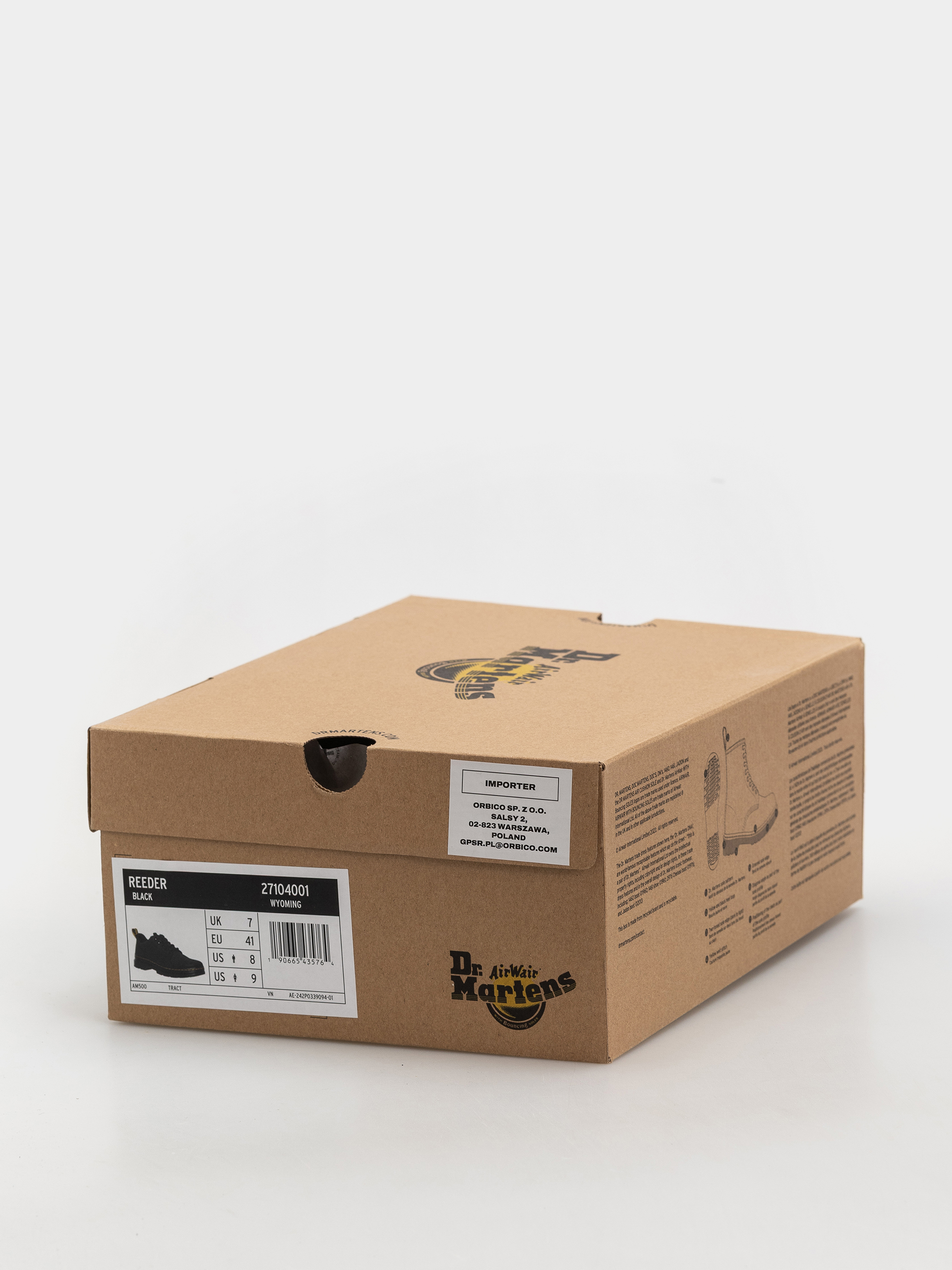 Dr. Martens Reeder Leather Cipők (black)