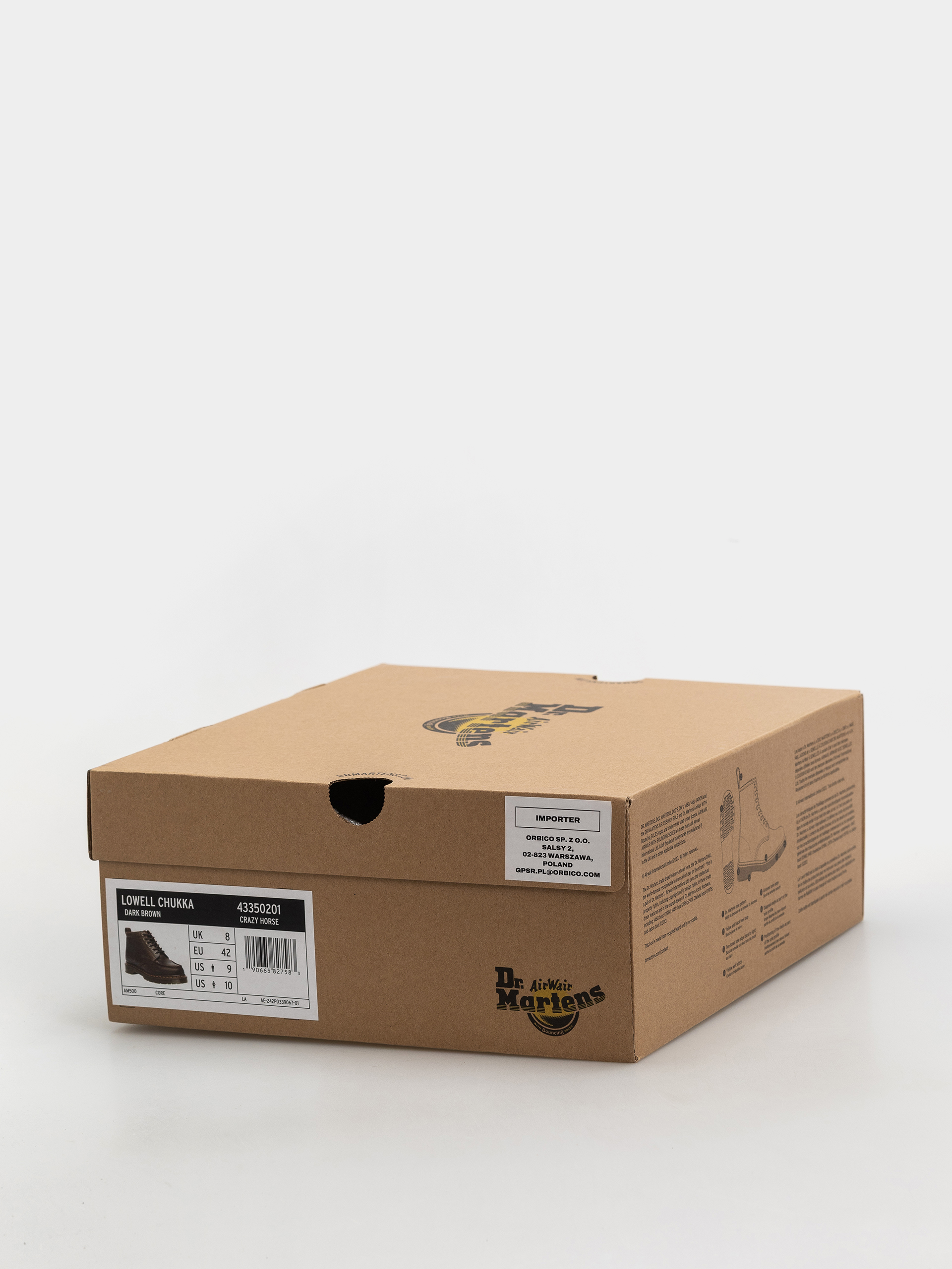 Dr. Martens Lowell Chukka Cipők (dark brown)