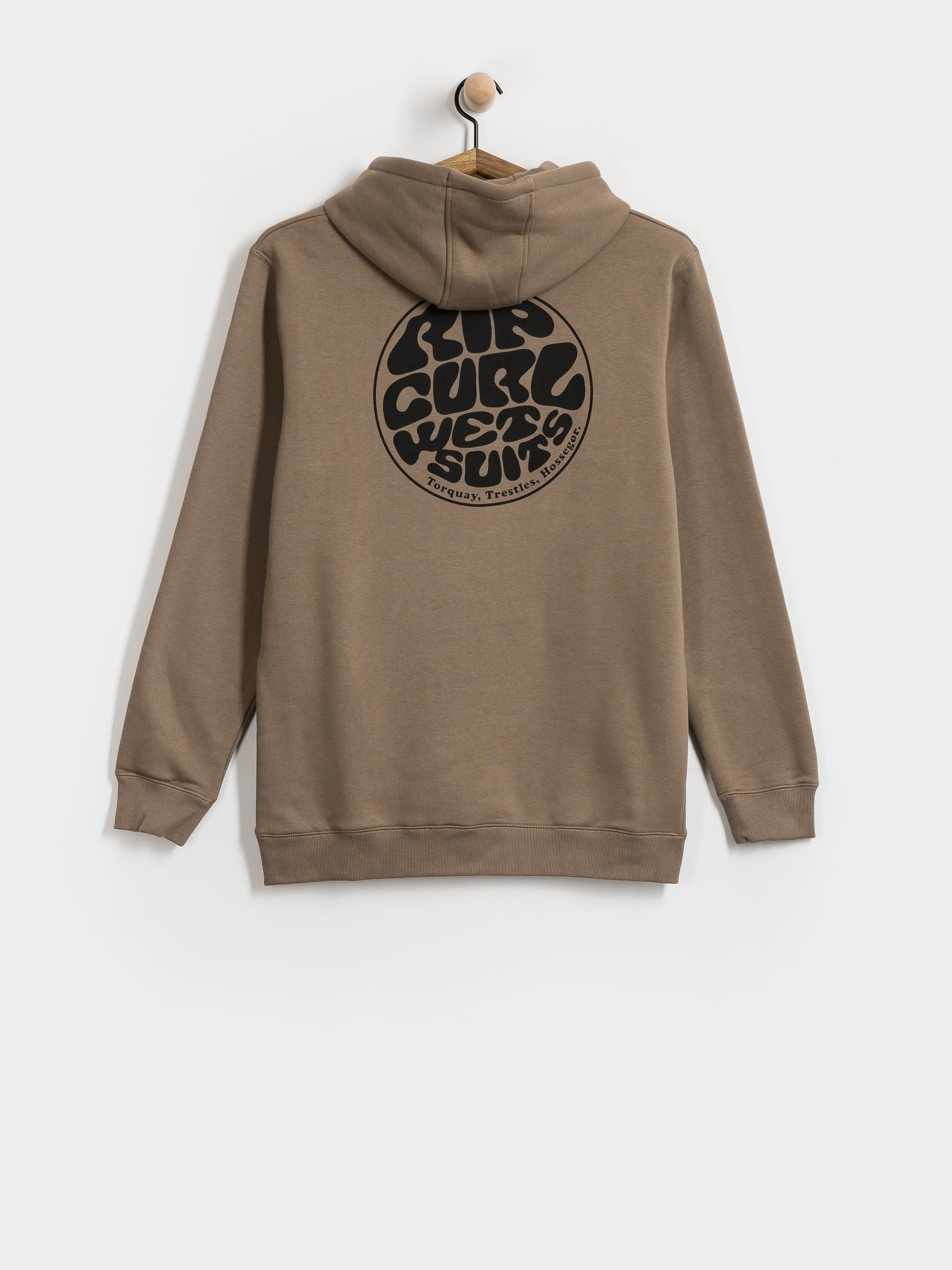 Kapucnis pulóver Rip Curl Wetsuit Icon HD (walnut)