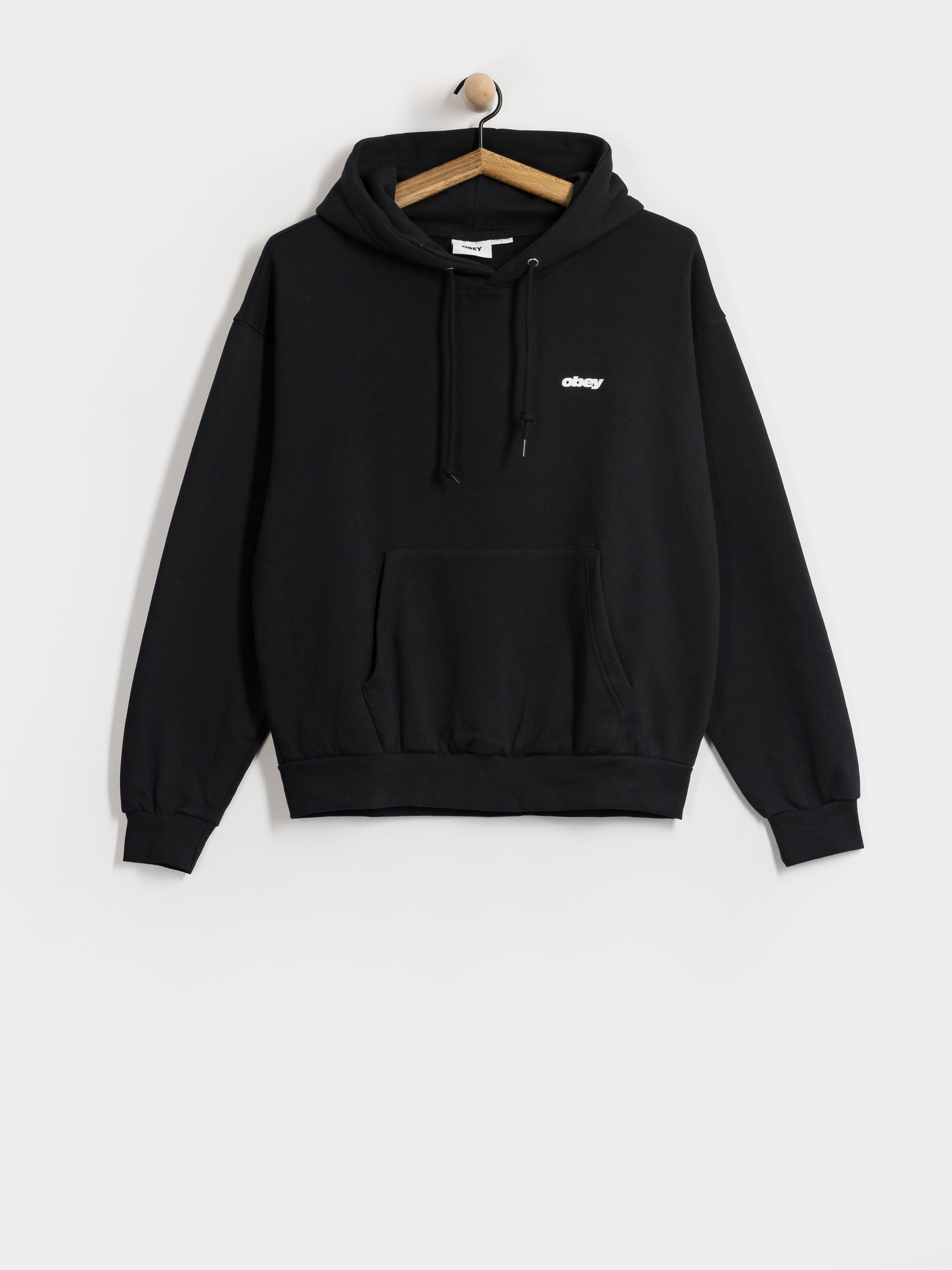 Kapucnis pulóver OBEY League HD (black)