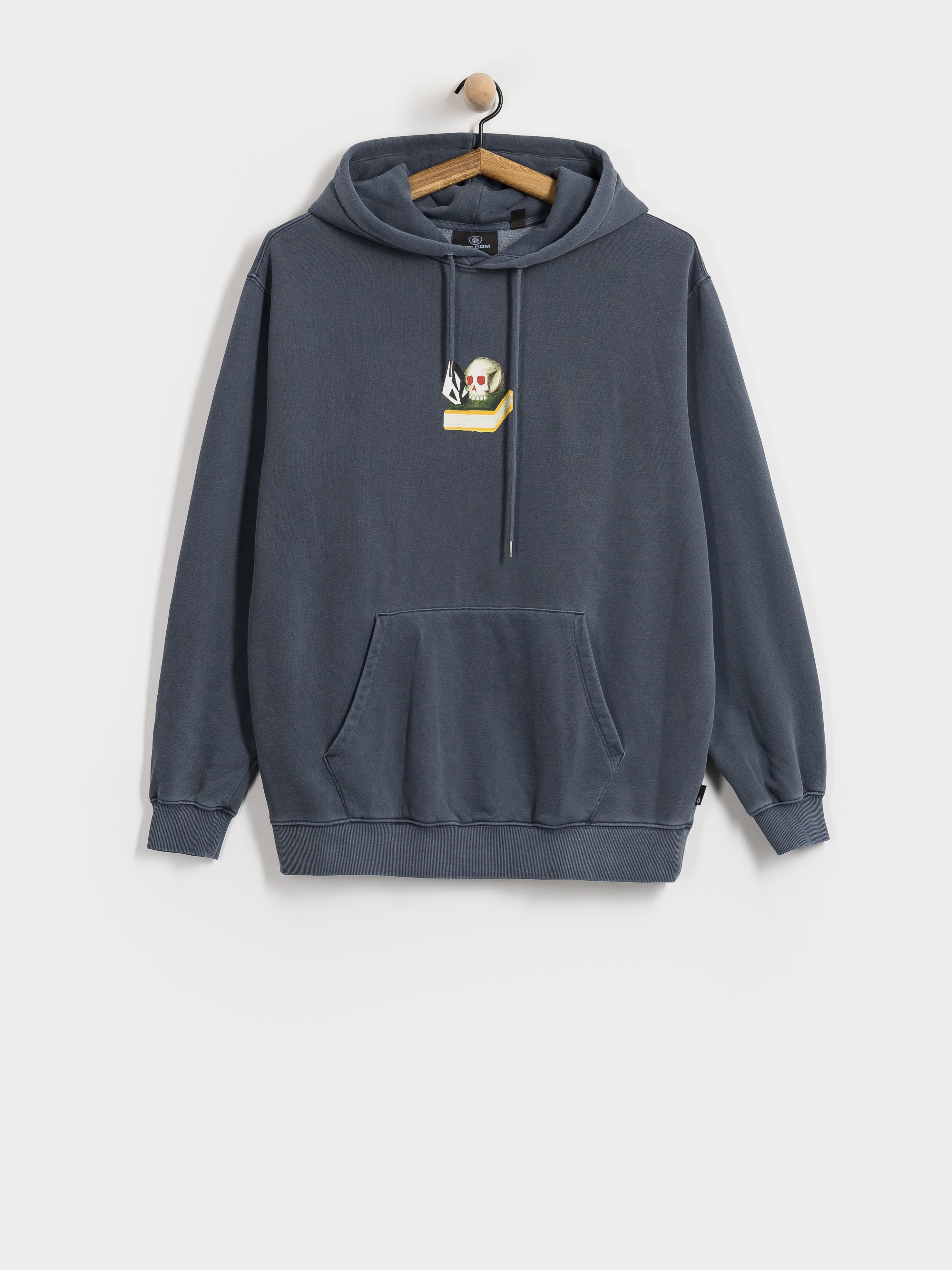 Kapucnis pulóver Volcom Boiler HD (storm blue)
