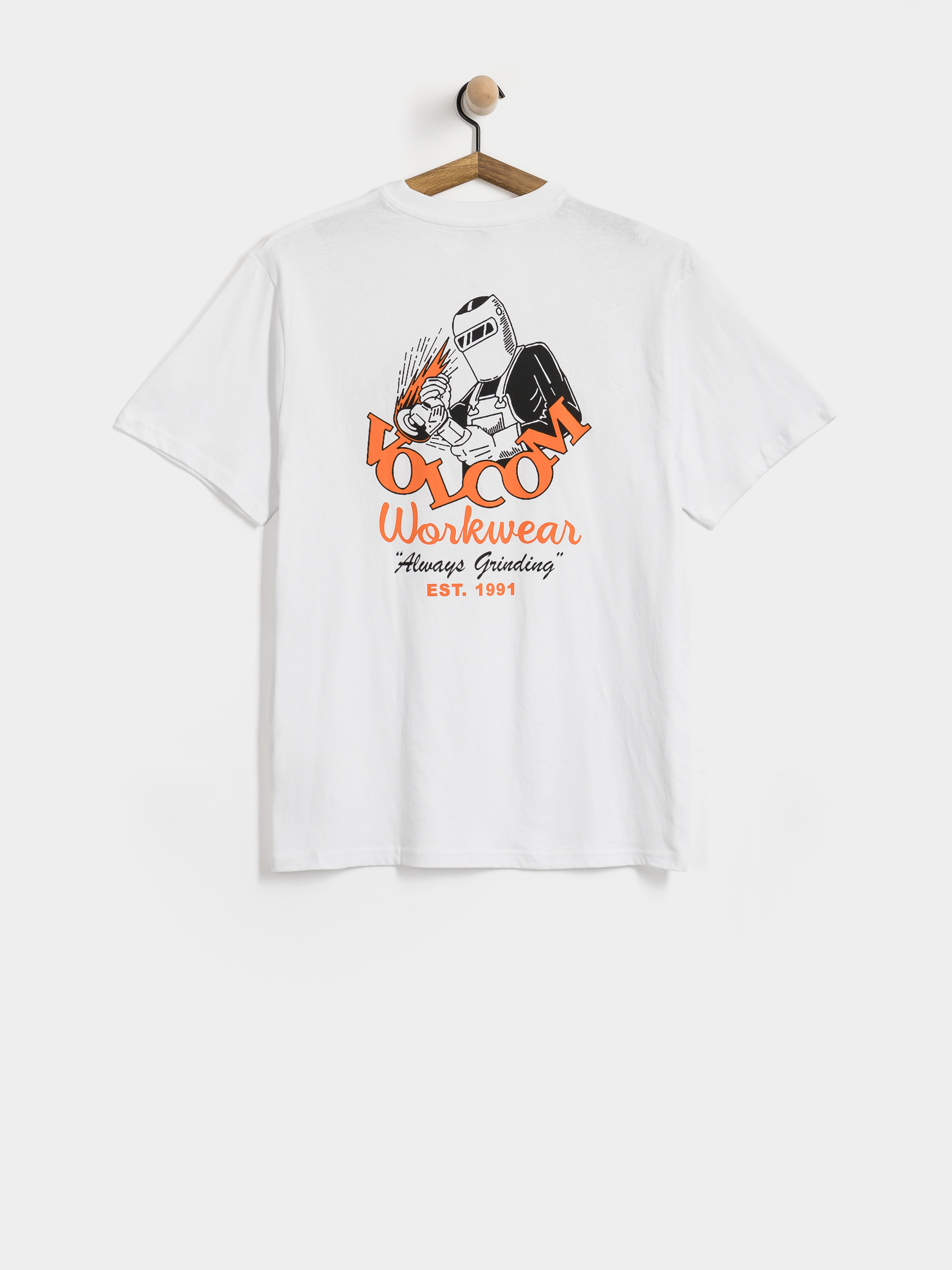 Póló Volcom Always Grinding (white)