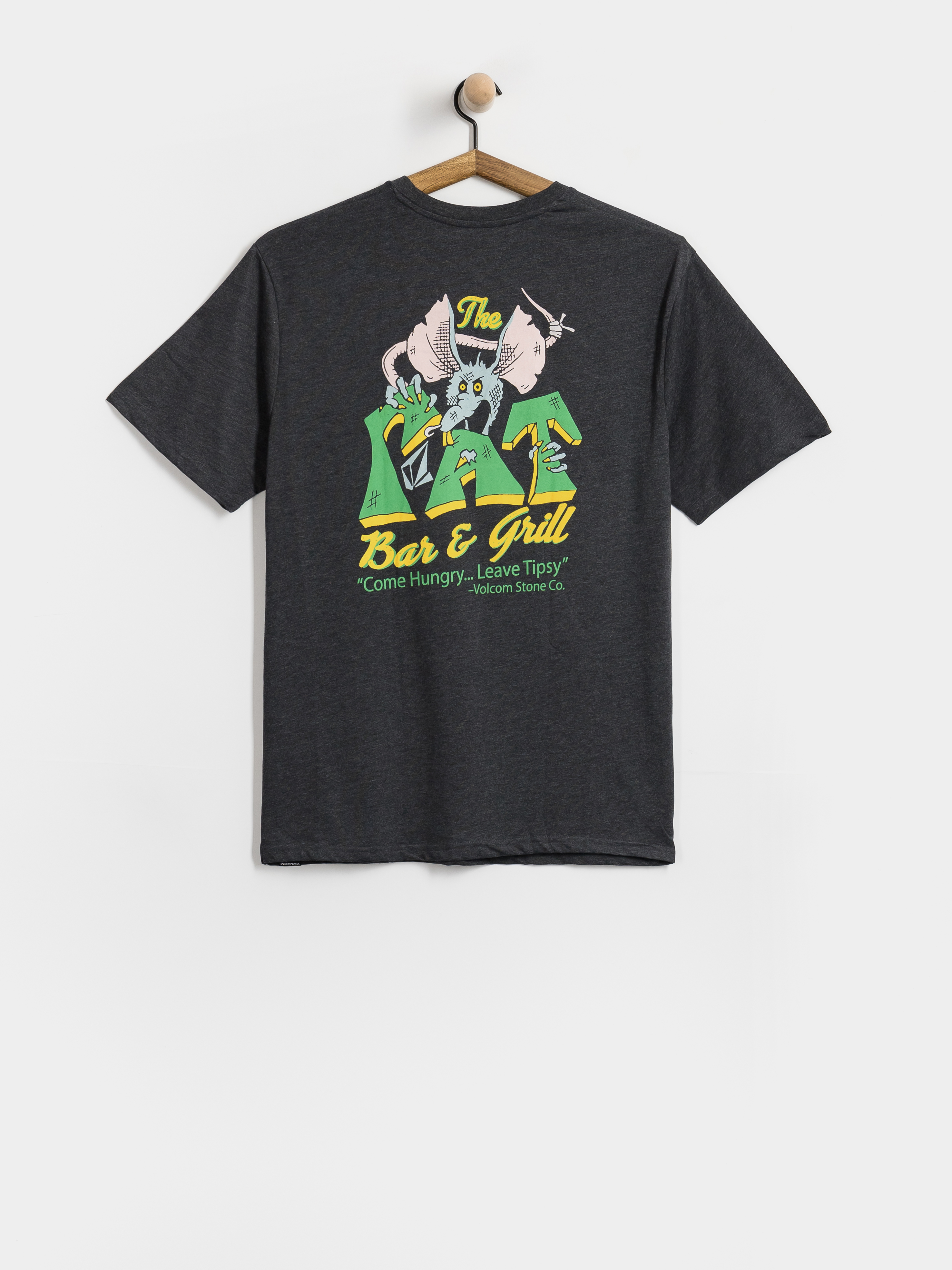 Póló Volcom Tipsy Rat Hth (heather black)