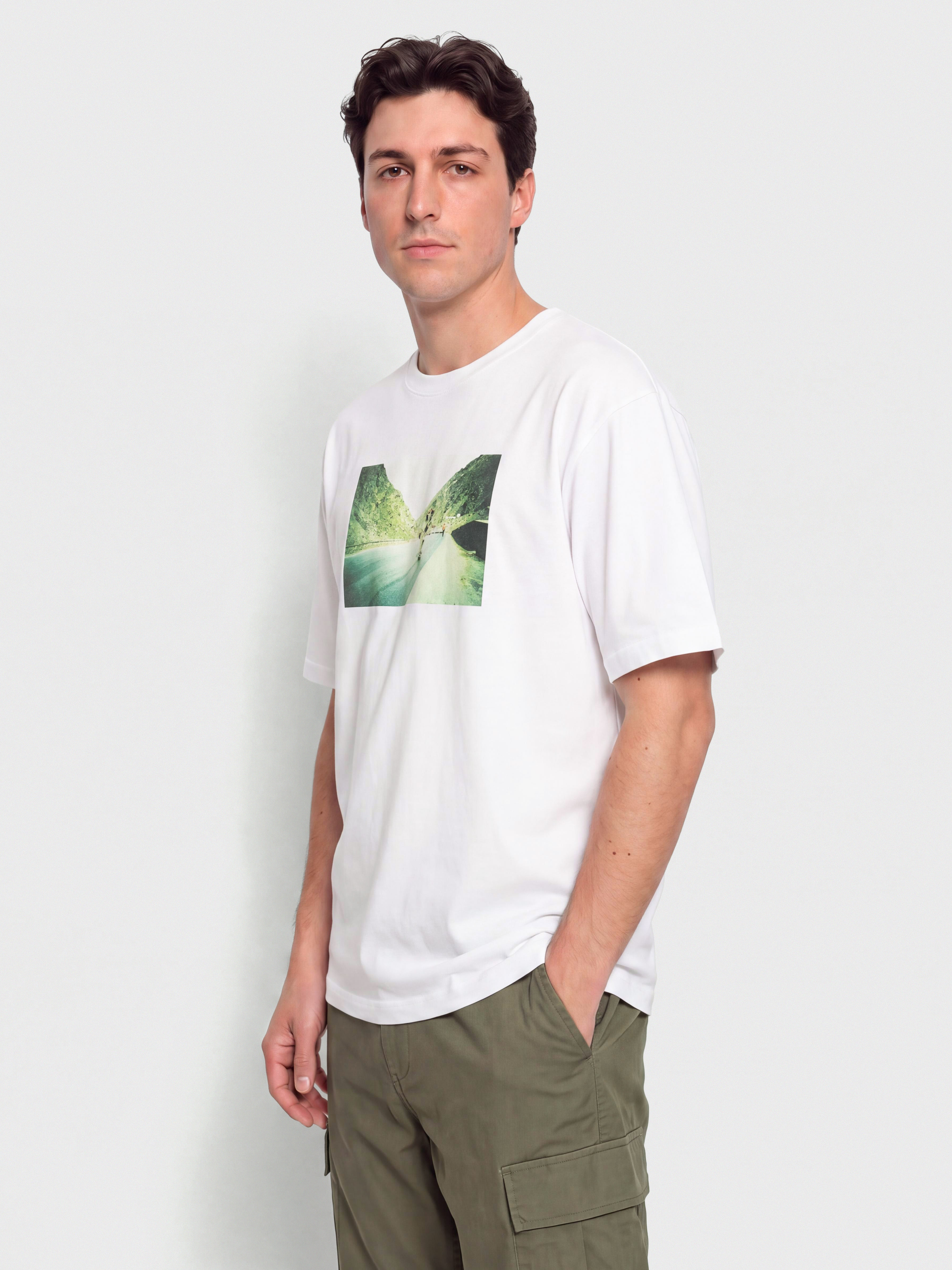 Póló OBEY Skateistan Photo (white)