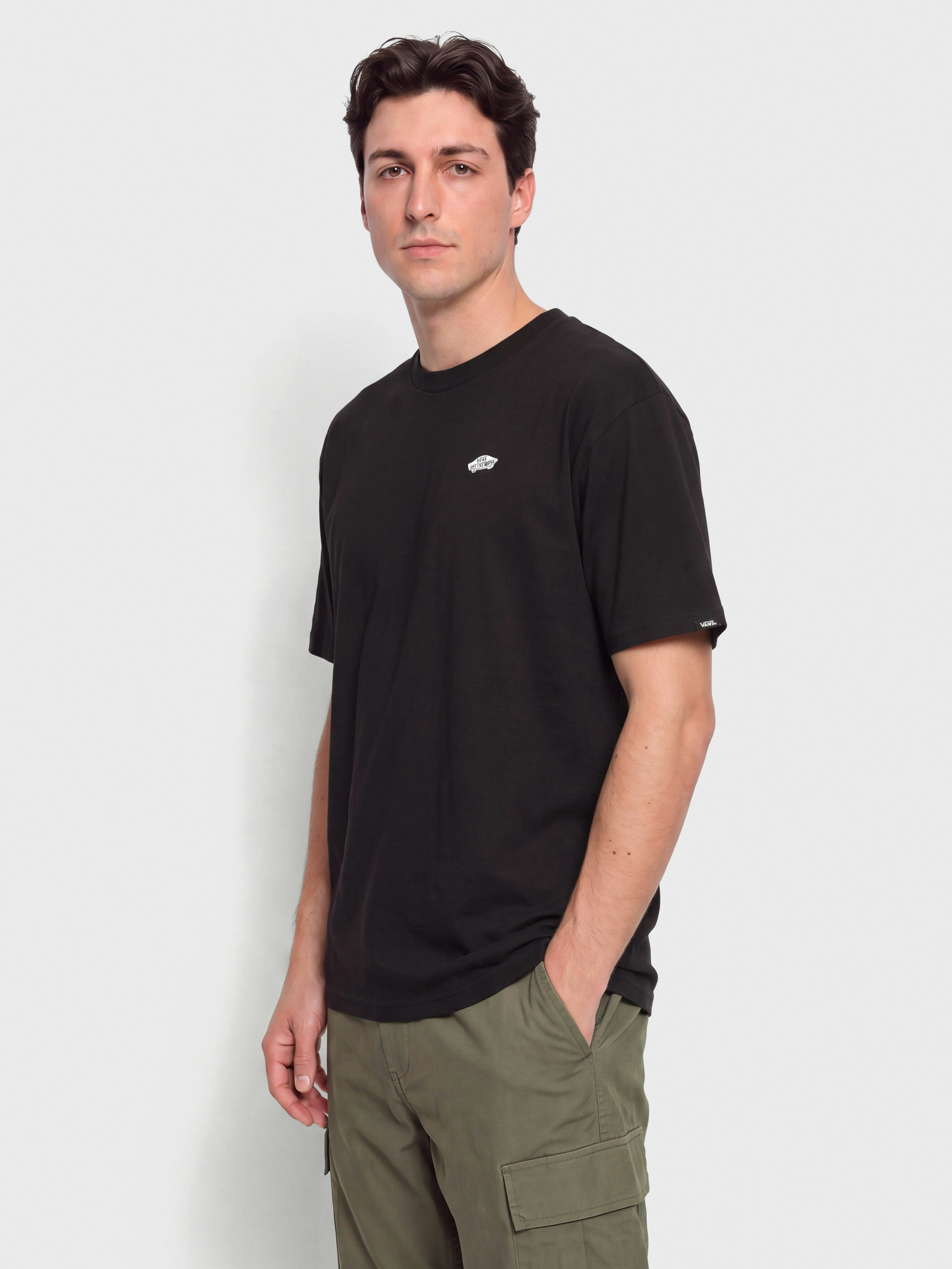 Vans Style 76 II Loose Póló (black/white)