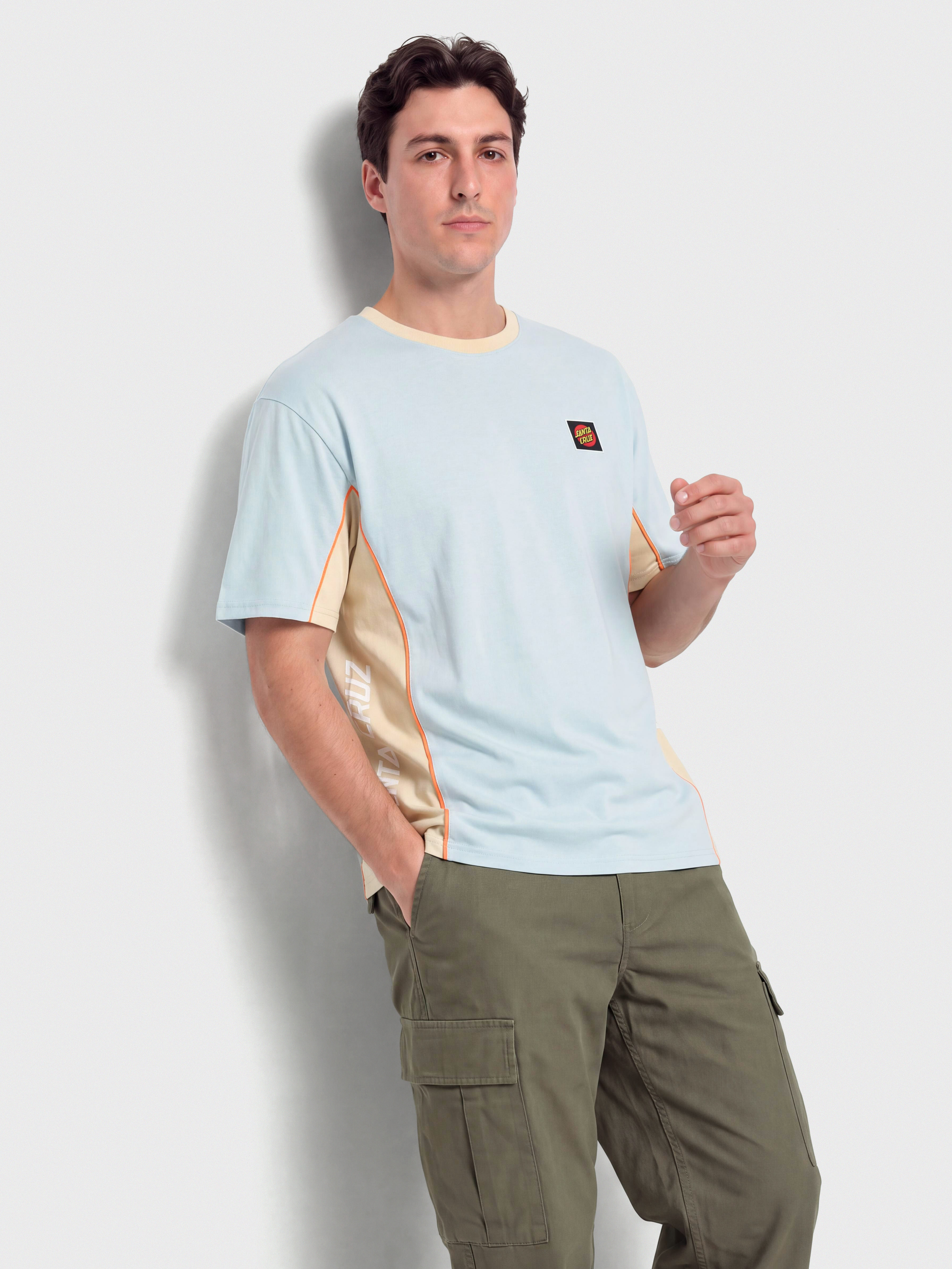 Póló Santa Cruz Strip Racer (fresh blue/blond wood)
