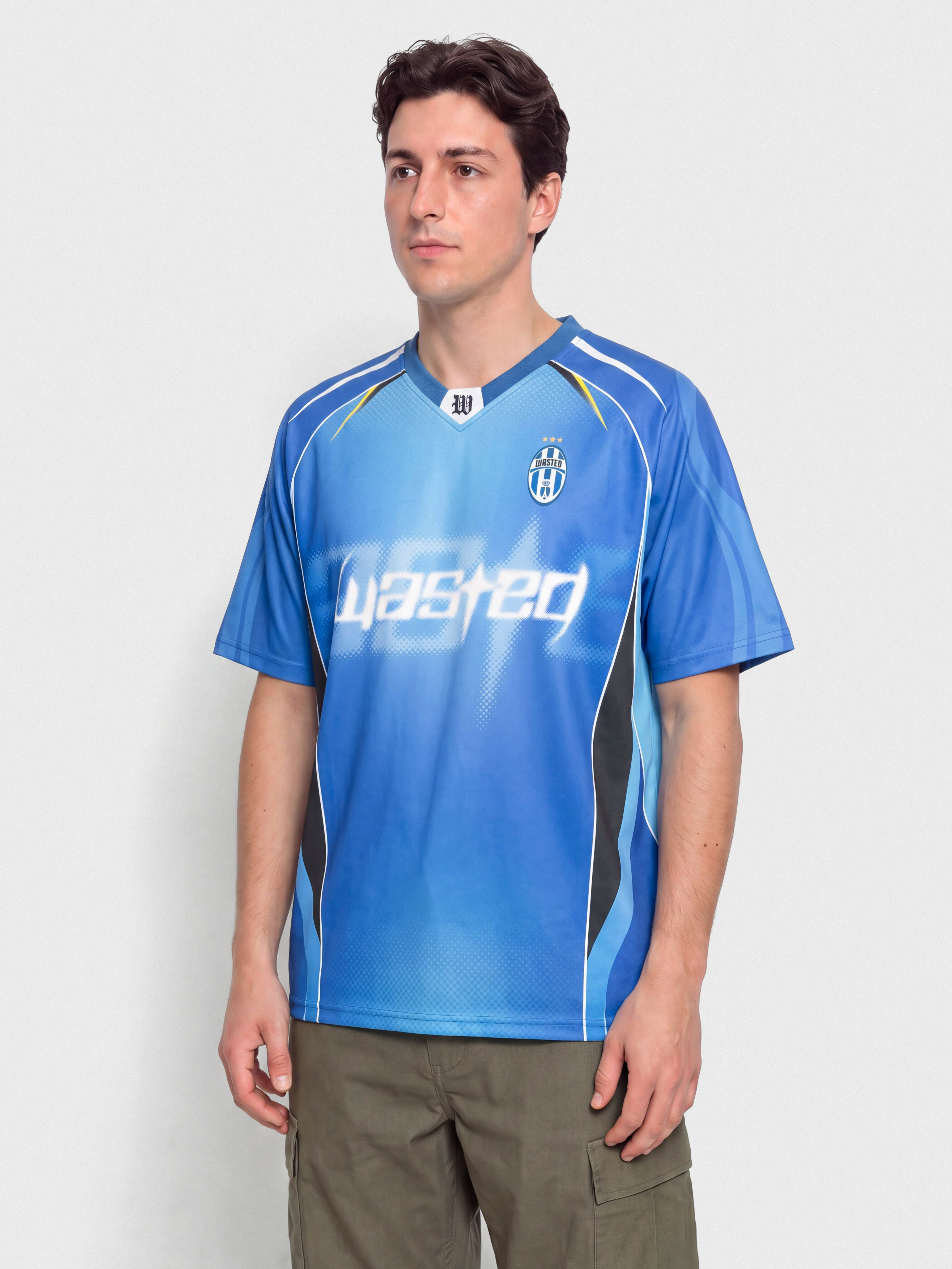 Wasted Paris Ambrosiana Football Jersey Póló (arena blue)