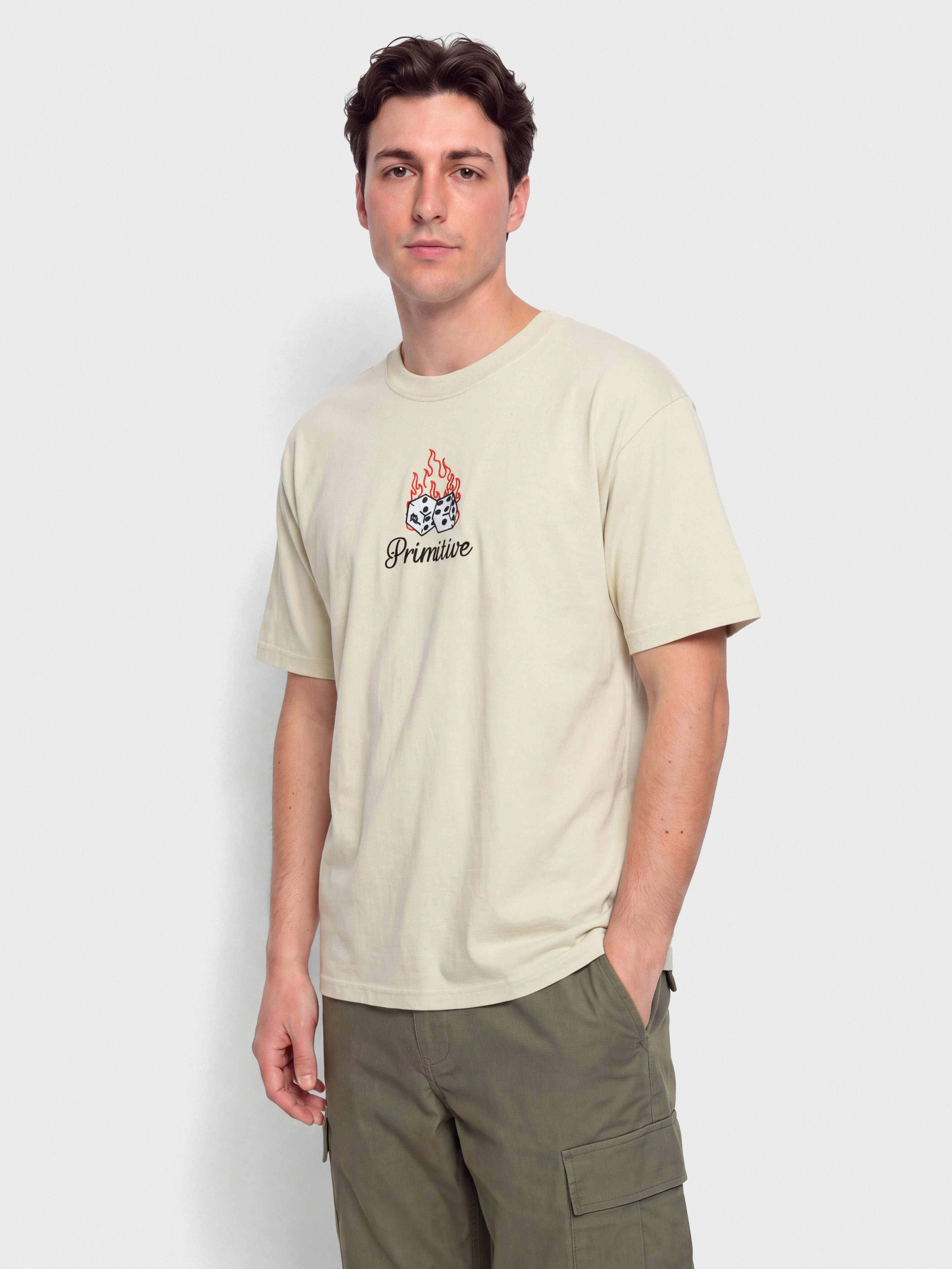 Póló Primitive Big City (cream)
